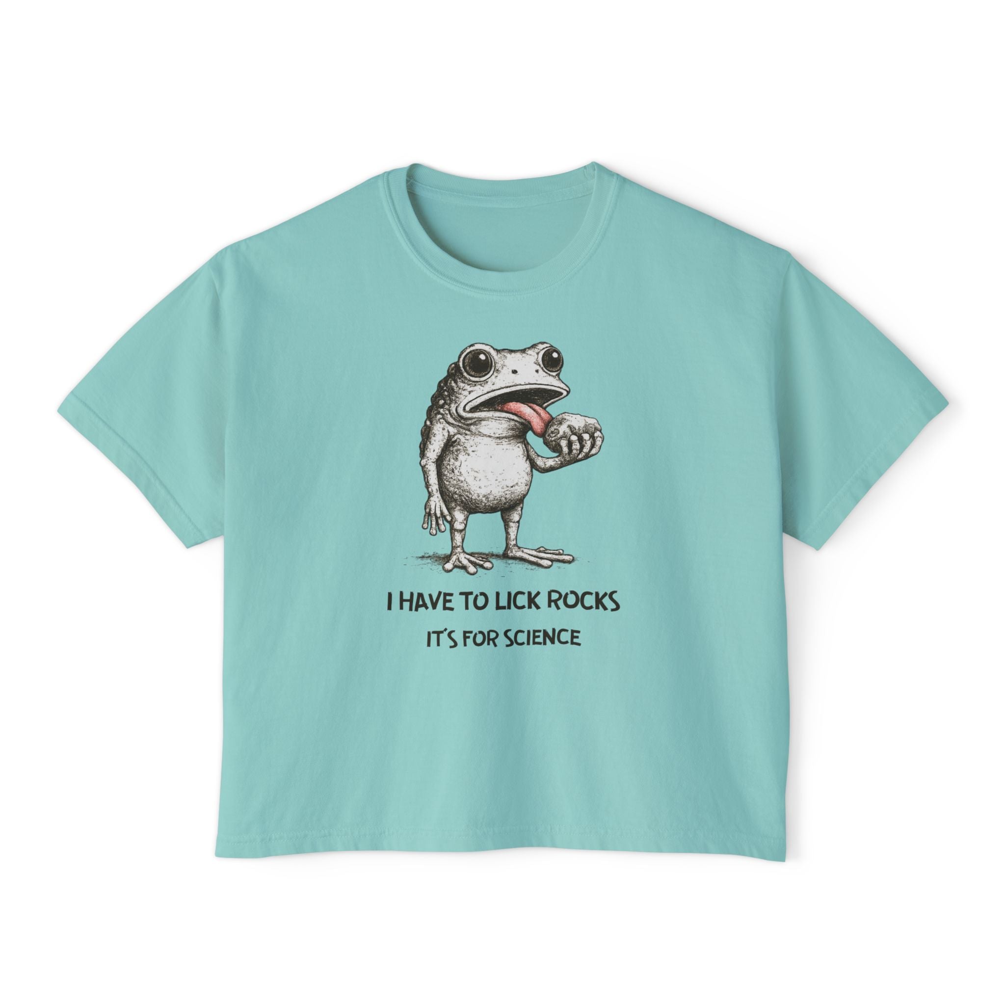 Peachy Women's Geology T-Shirt -  Lick Rocks...It's for Science