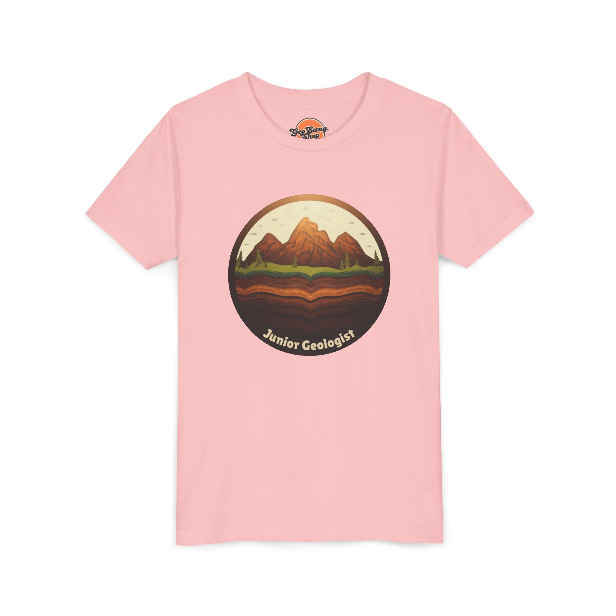 Natural Toddler Geology T-Shirt: I Love Rocks