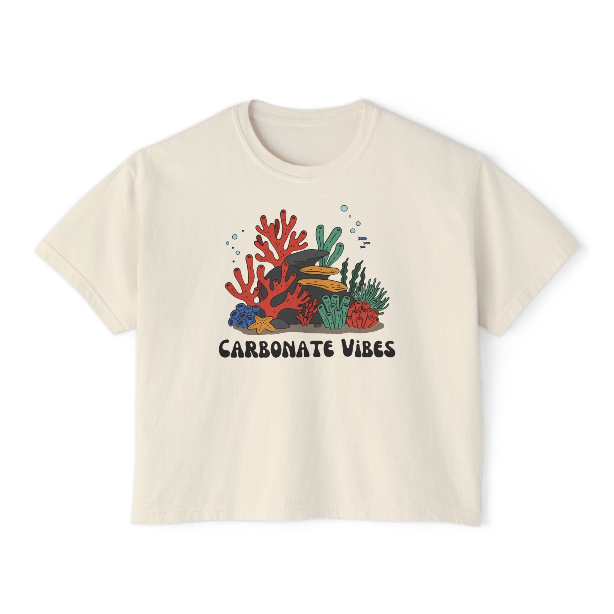 White Women's Geology T-Shirt -  Carbonate Vibes