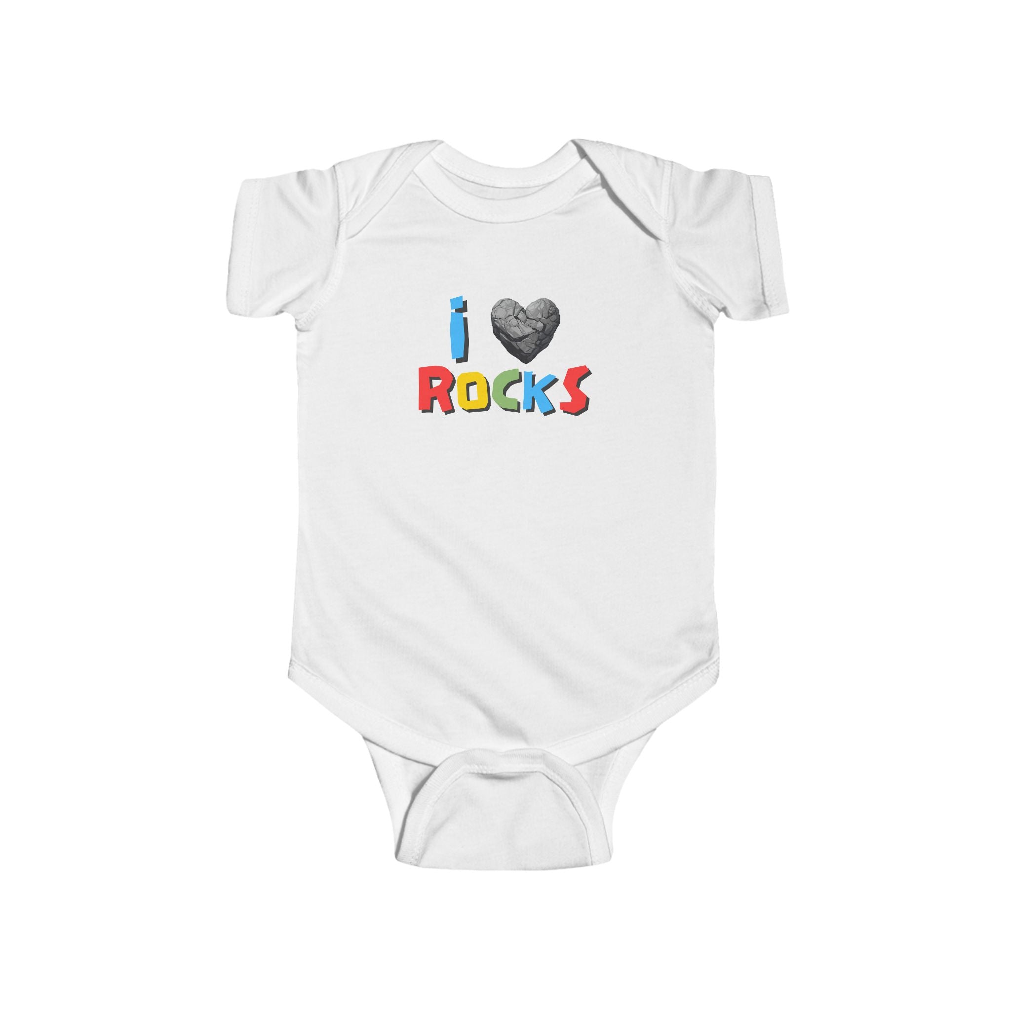 Baby Onesie: I Love Rocks  — Infant Onesie Bodysuit