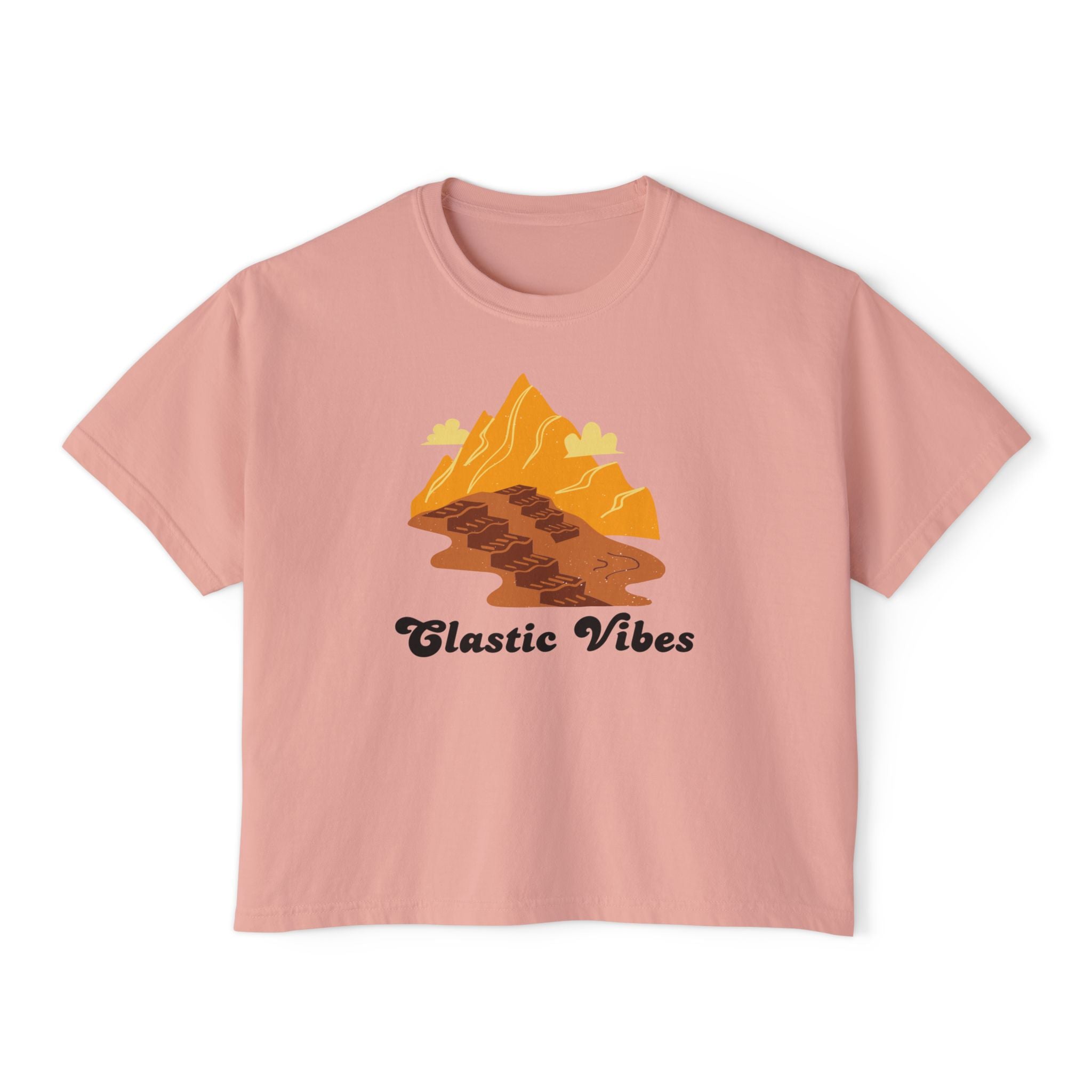 Boxy Tee: Clastic Vibes