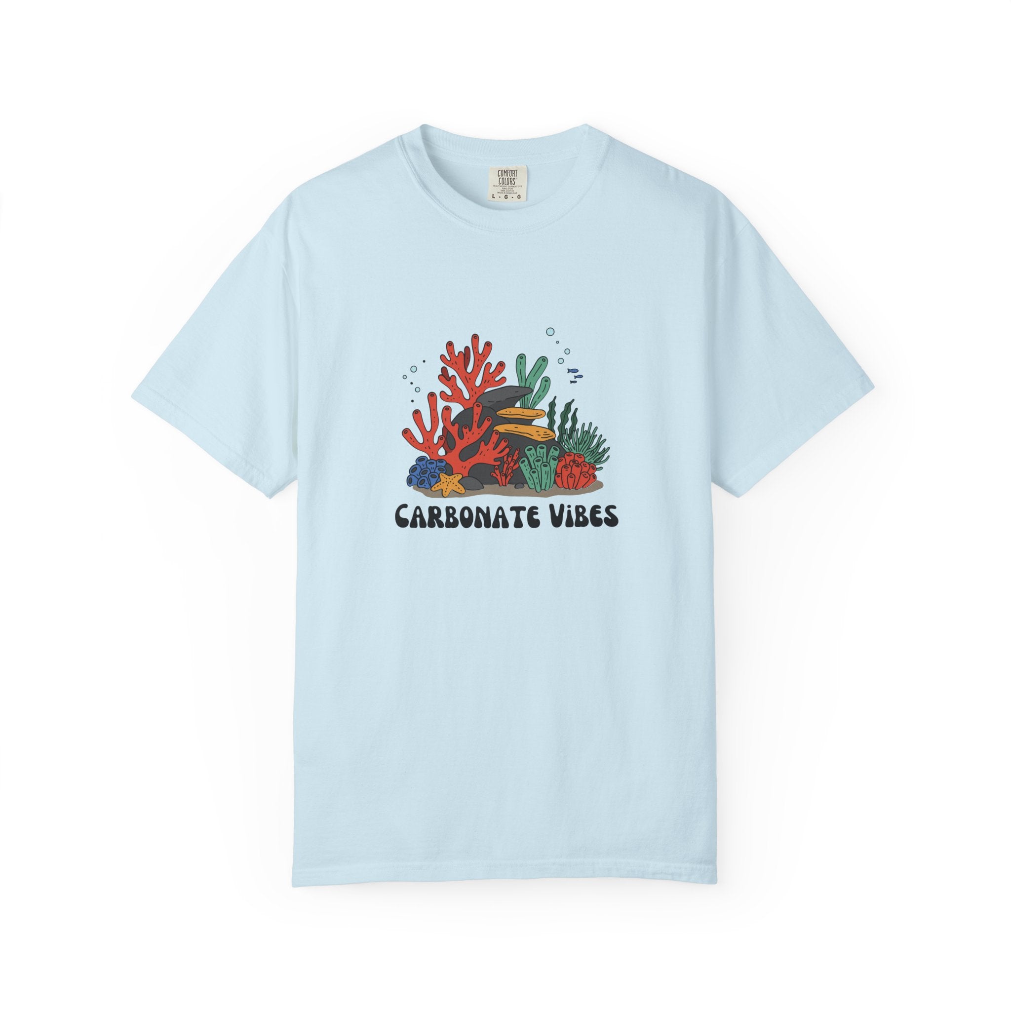 White Funny Geology T-Shirt: Carbonate Vibes