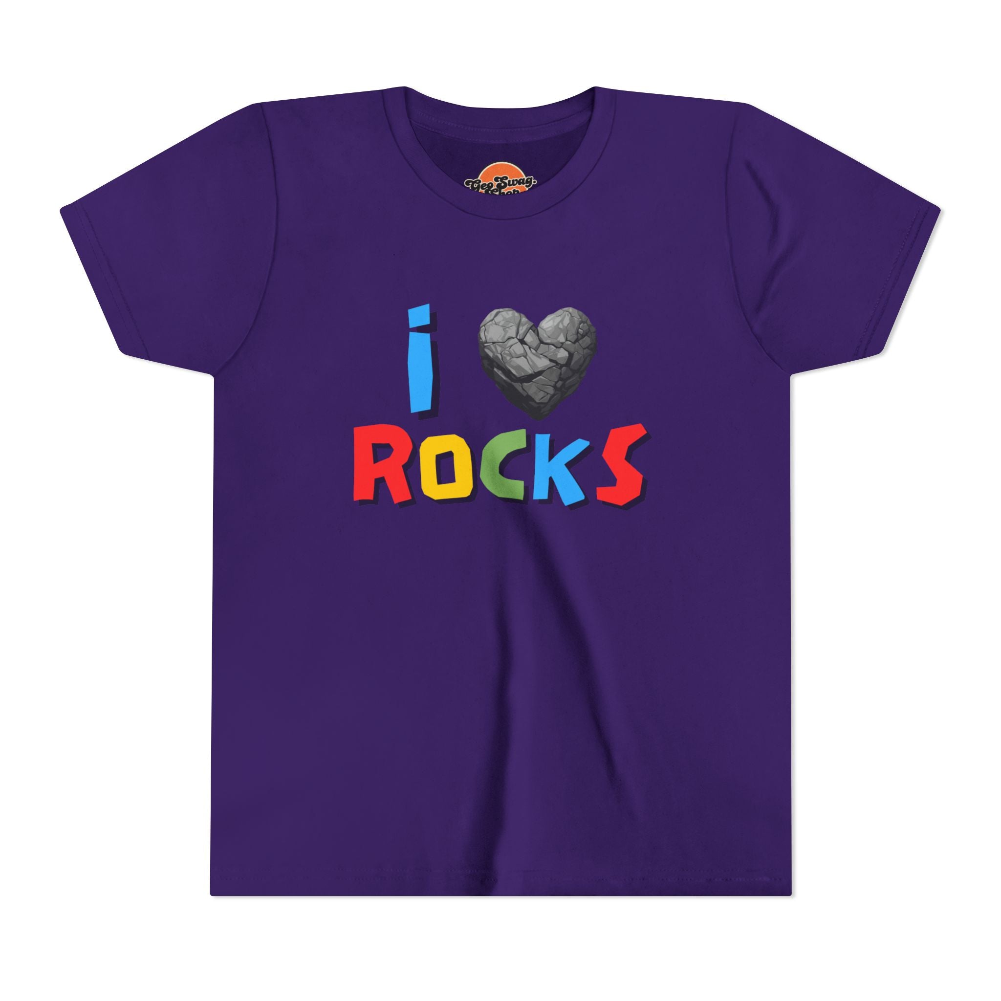 Youth Tee: I Love Rocks