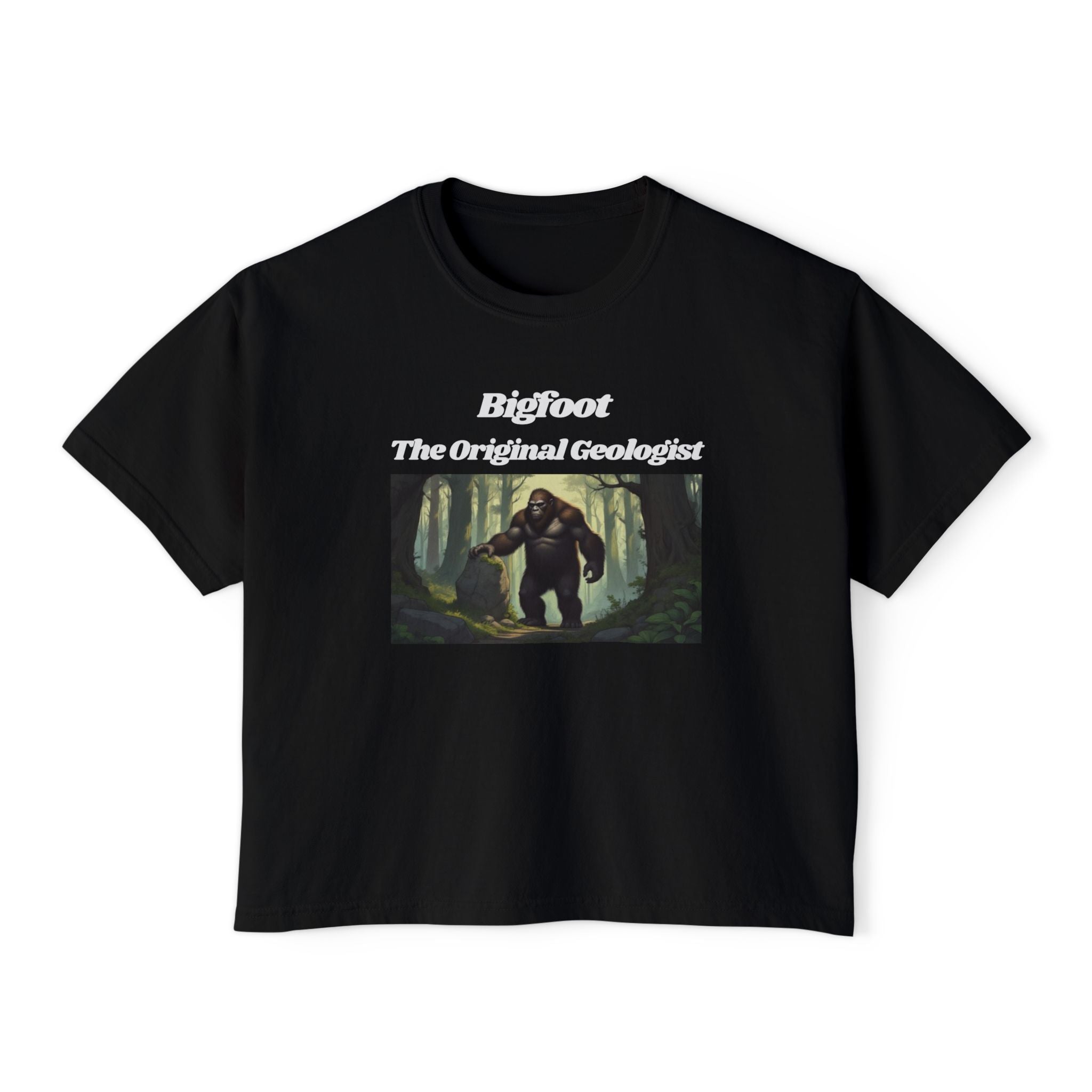 Boxy Tee: Bigfoot the Original Geologist