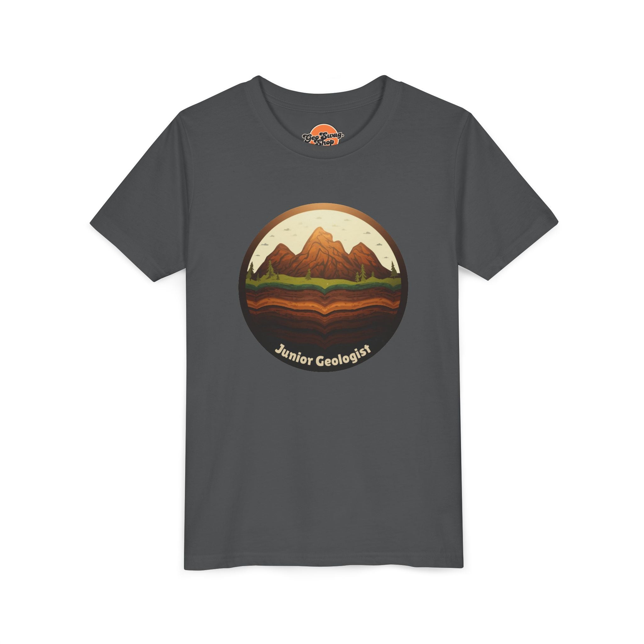 Heather True Royal Toddler Geology T-Shirt: I Love Rocks