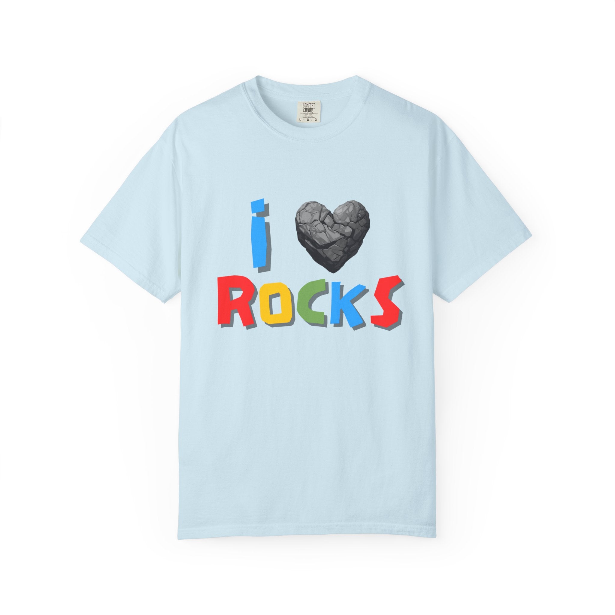 Seafoam Funny Geology T-Shirt: I Love Rocks