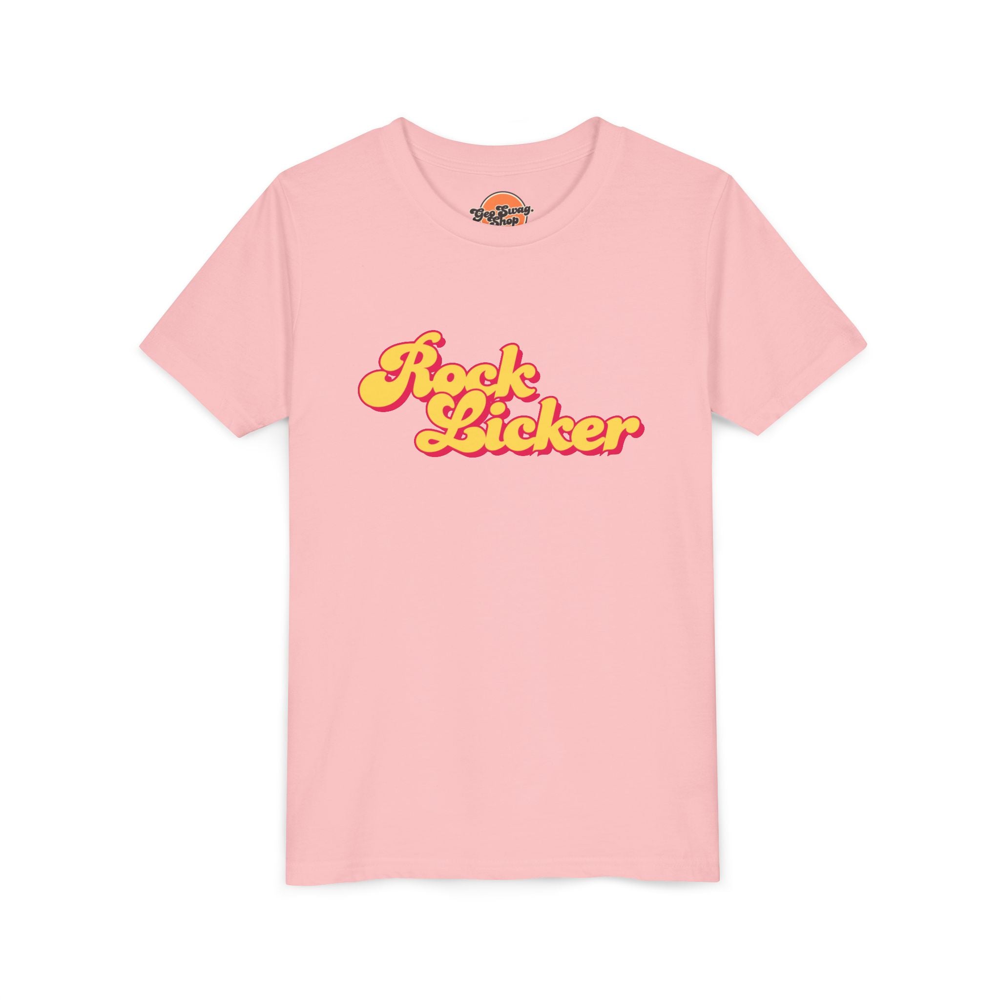 Natural Toddler Geology T-Shirt: Lil Rock Licker Multicolored Text