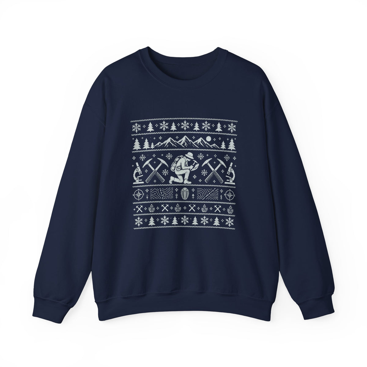 Geology Holiday Sweatshirt Crewneck: Classic Ugly Sweater