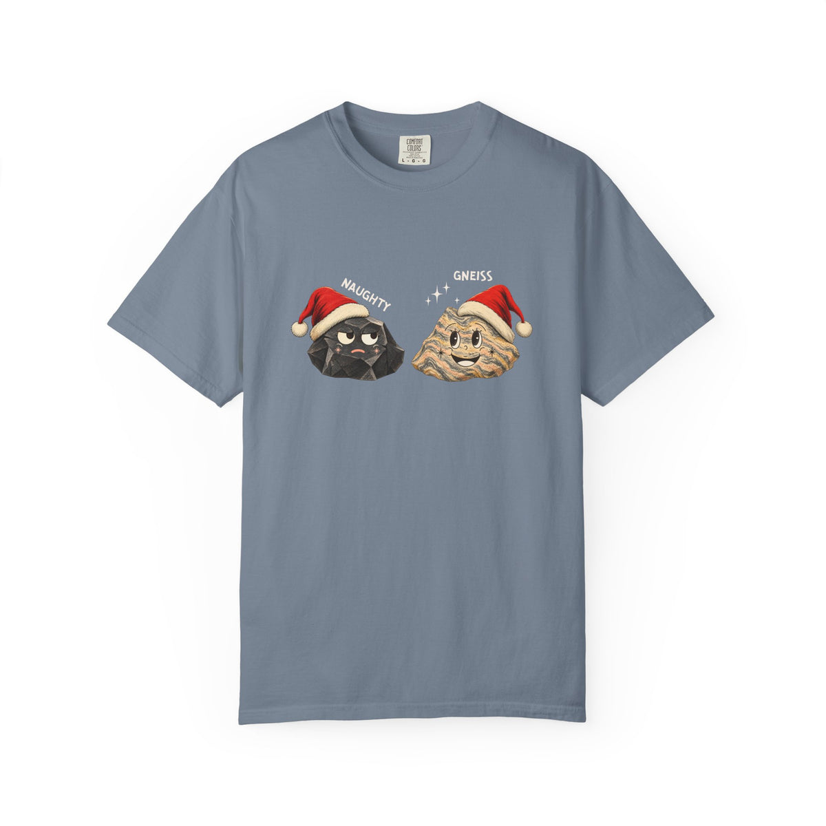 Geology Holiday T-Shirt: Naughty or Gneiss