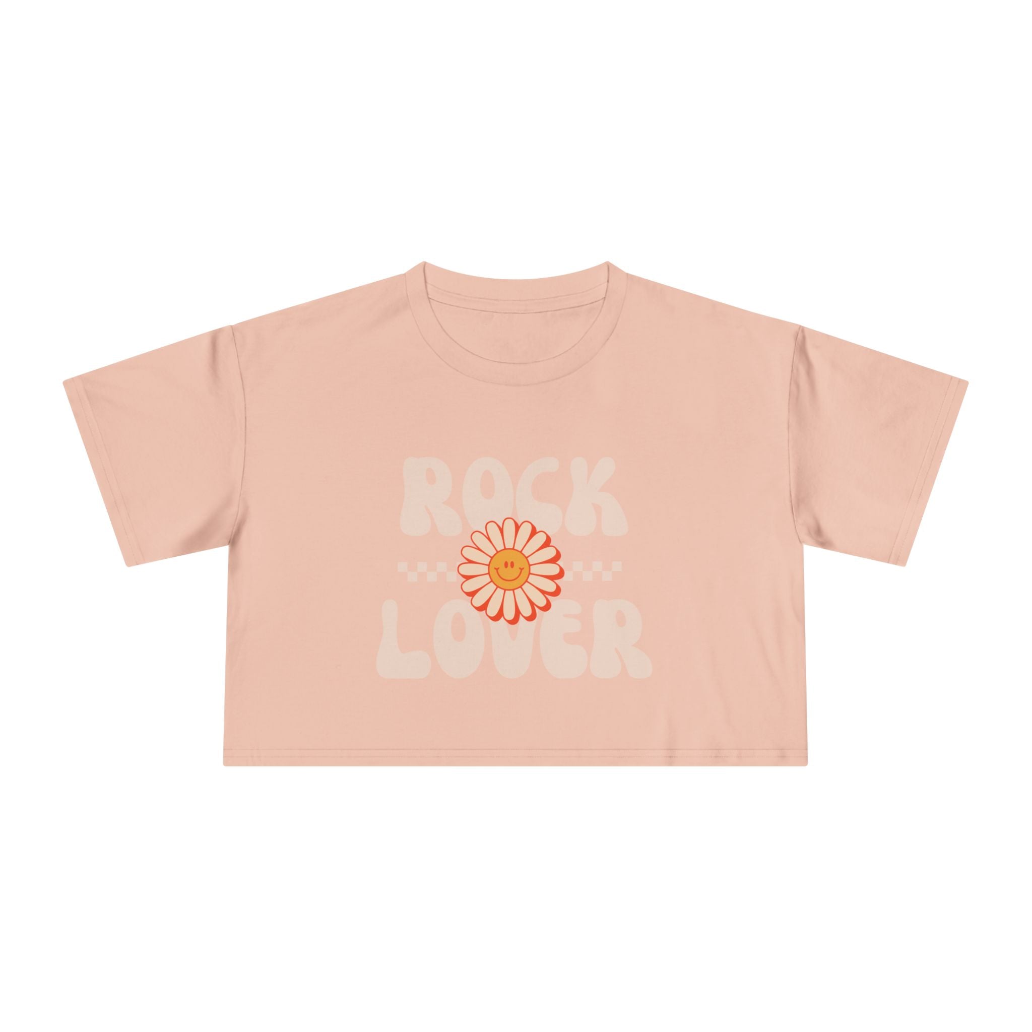 Crop Tee: Rock Lover