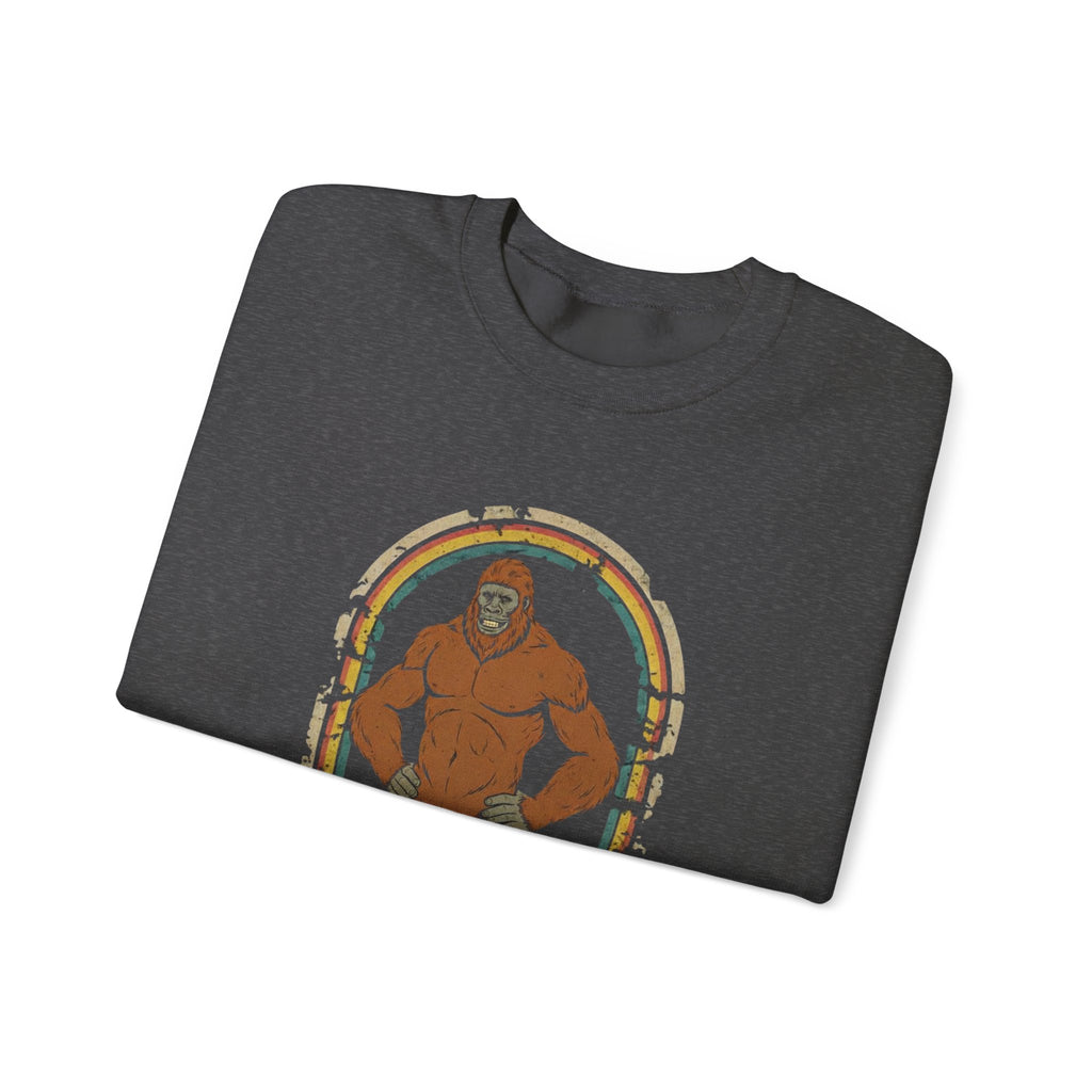 Sweatshirt Crewneck: Bigfoot - Cuddly & Proud