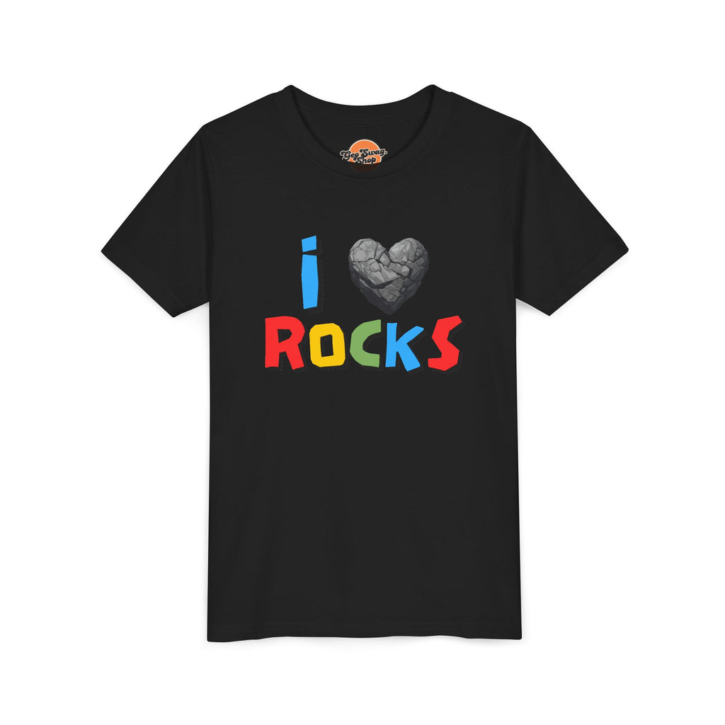 Youth Tee: I Love Rocks