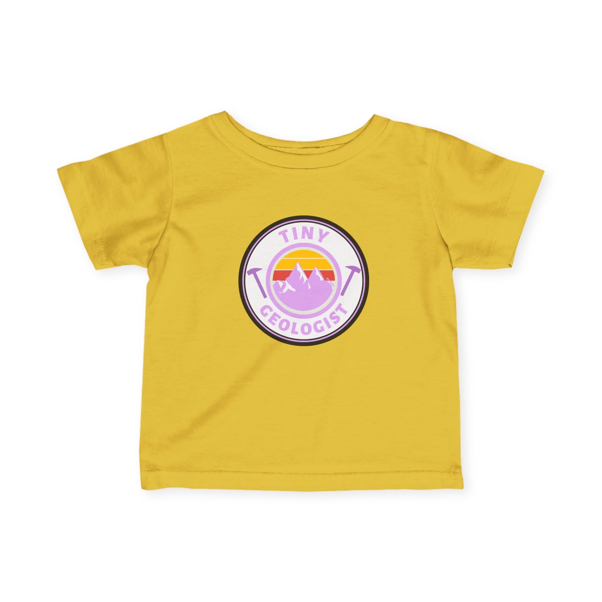 Natural Youth Geology T-Shirt: Rock Licker Blue Text