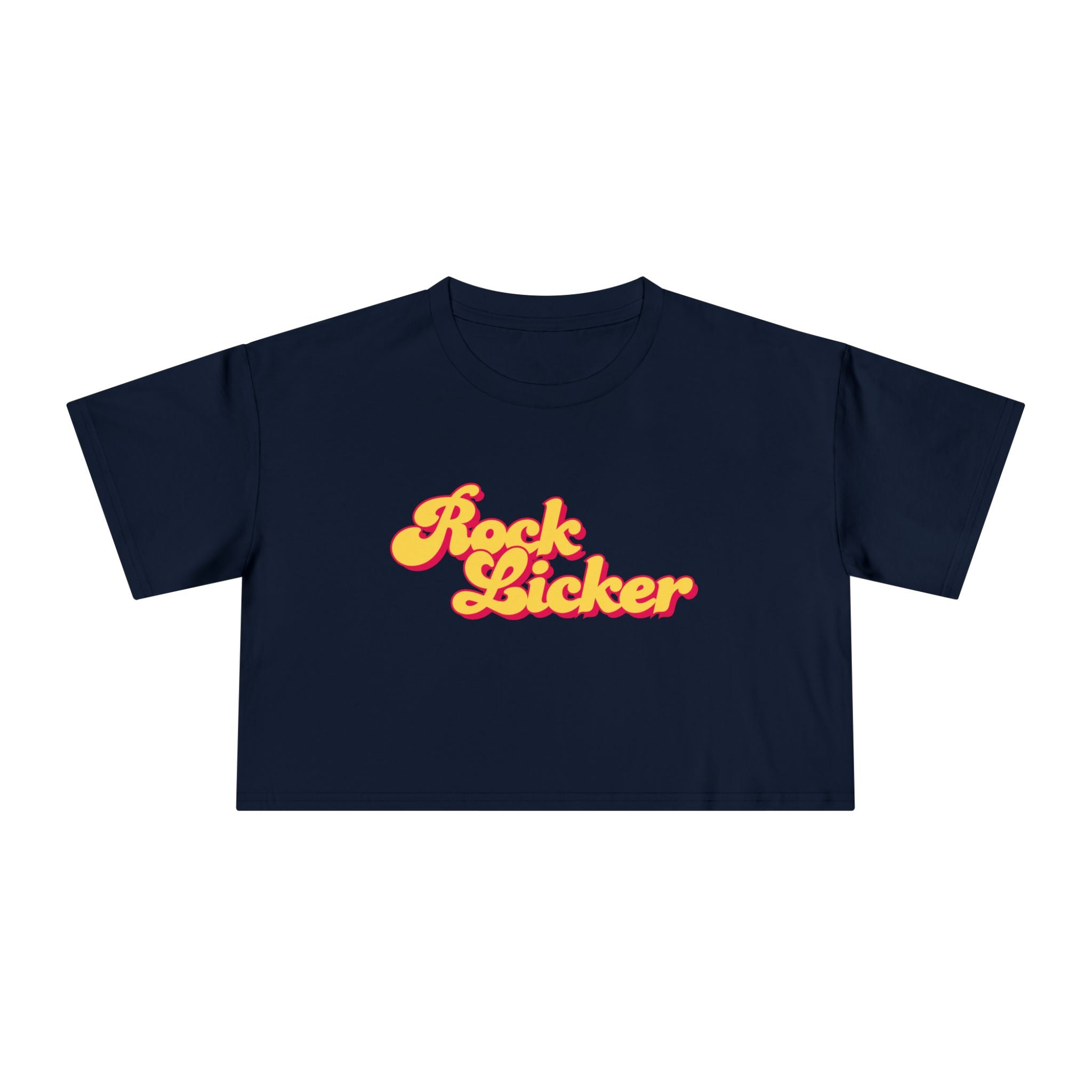 Ecru Women's Geology T-Shirt -  Rock Licker Yellow Text