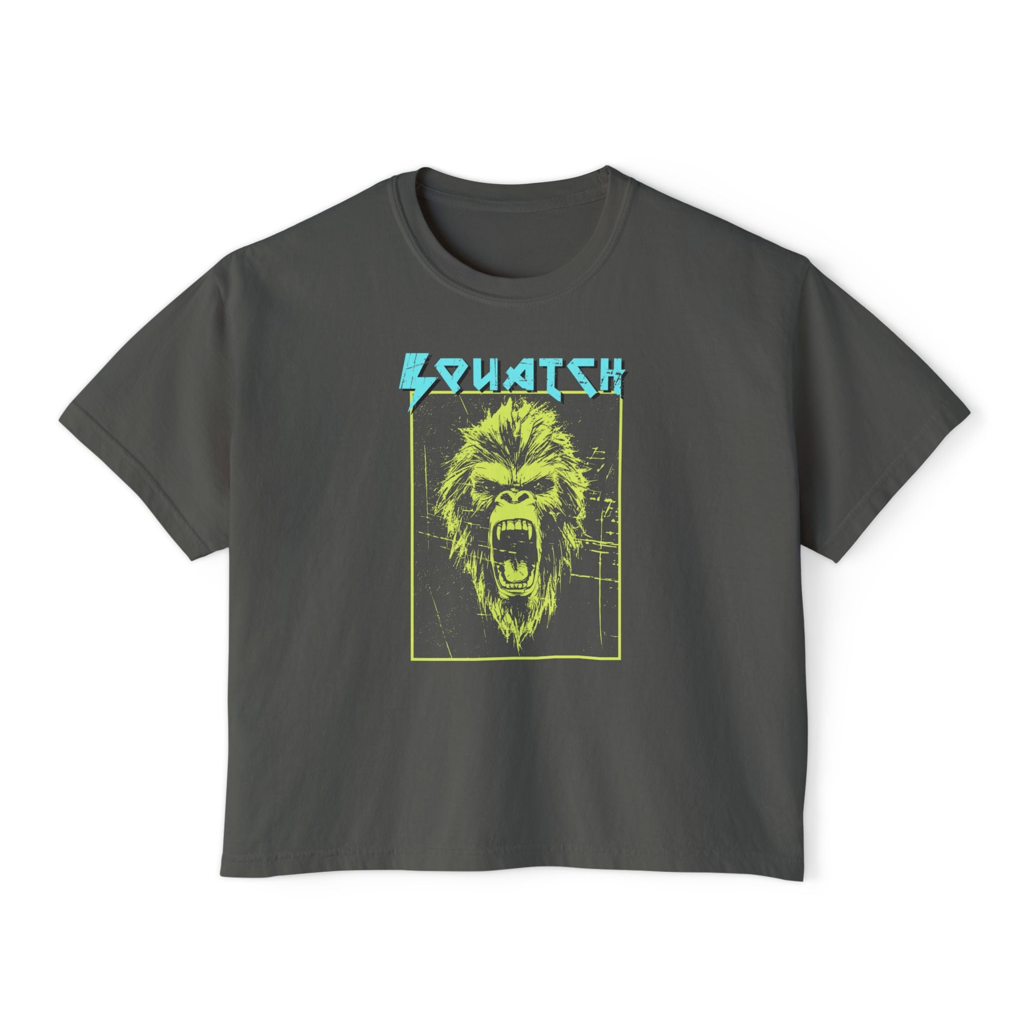 Black Women's Bigfoot T-Shirt -  Squatch