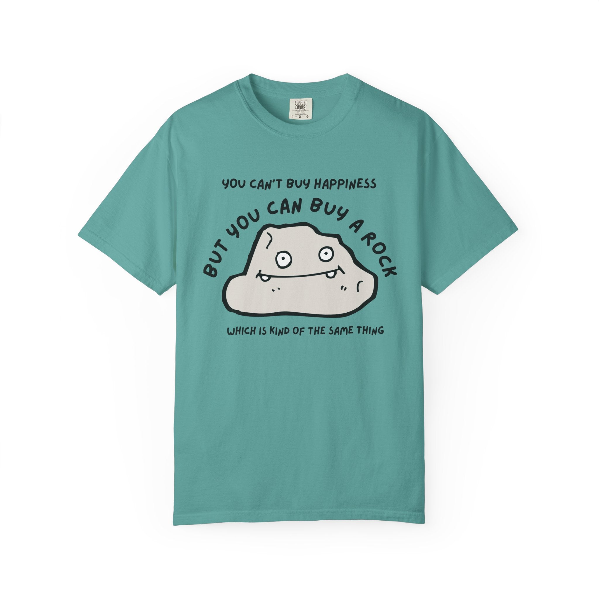 Grey Funny Geology T-Shirt: But You Can Buy a Rock