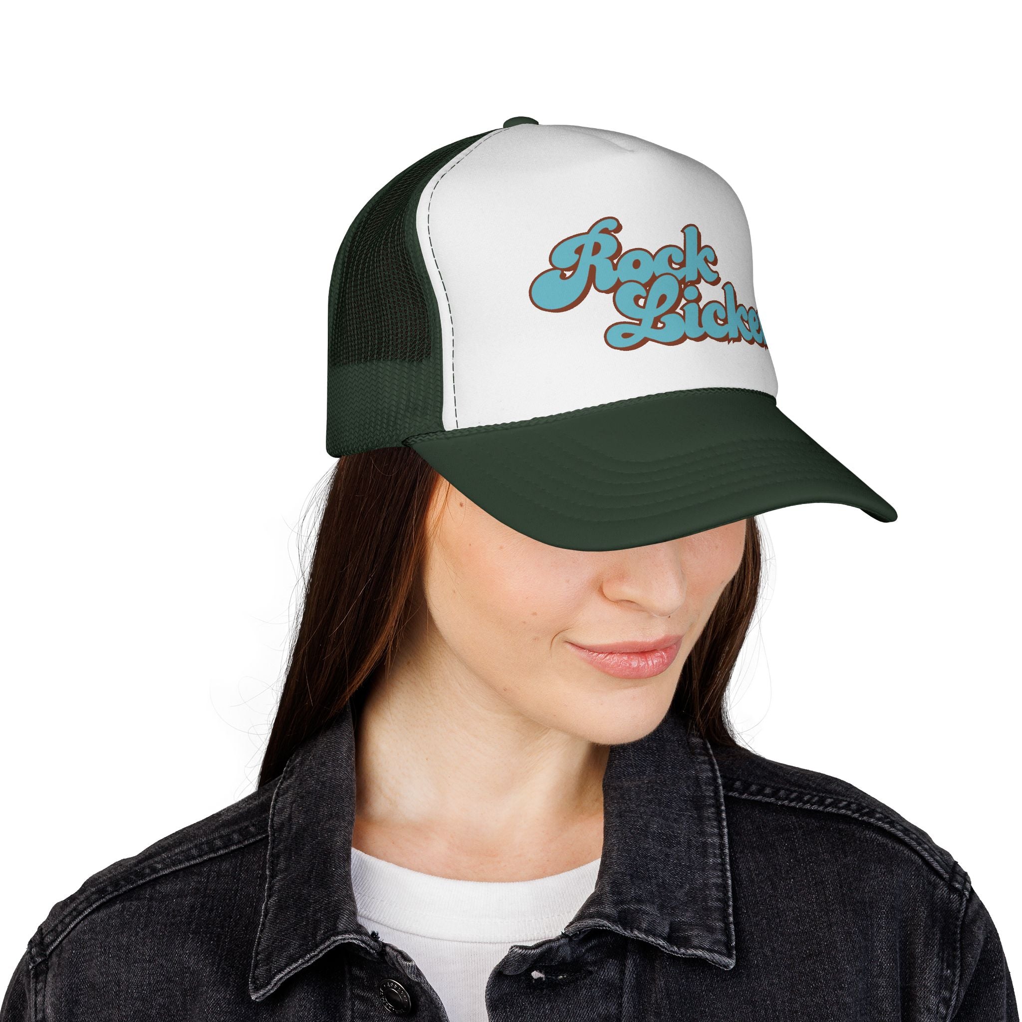 Hat: Trucker Hat Rock Licker Blue