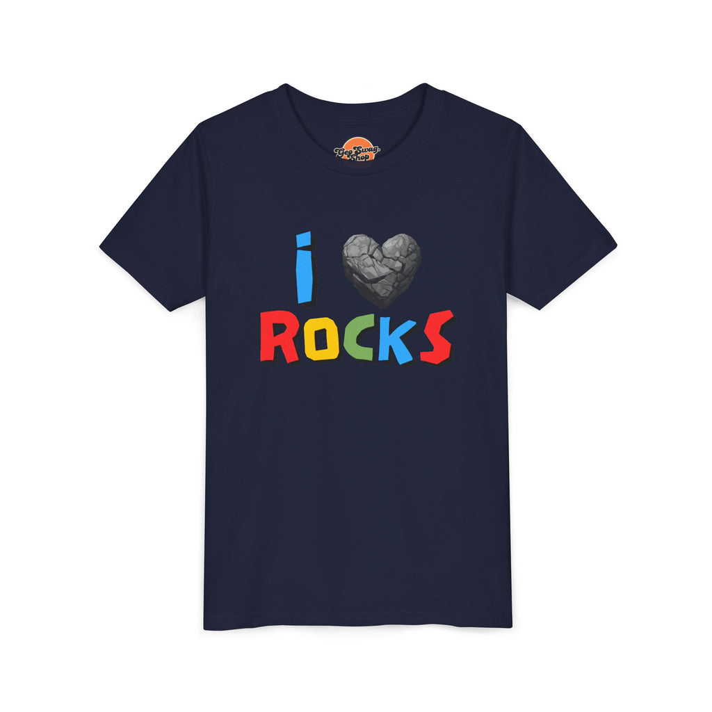 Youth Tee: I Love Rocks