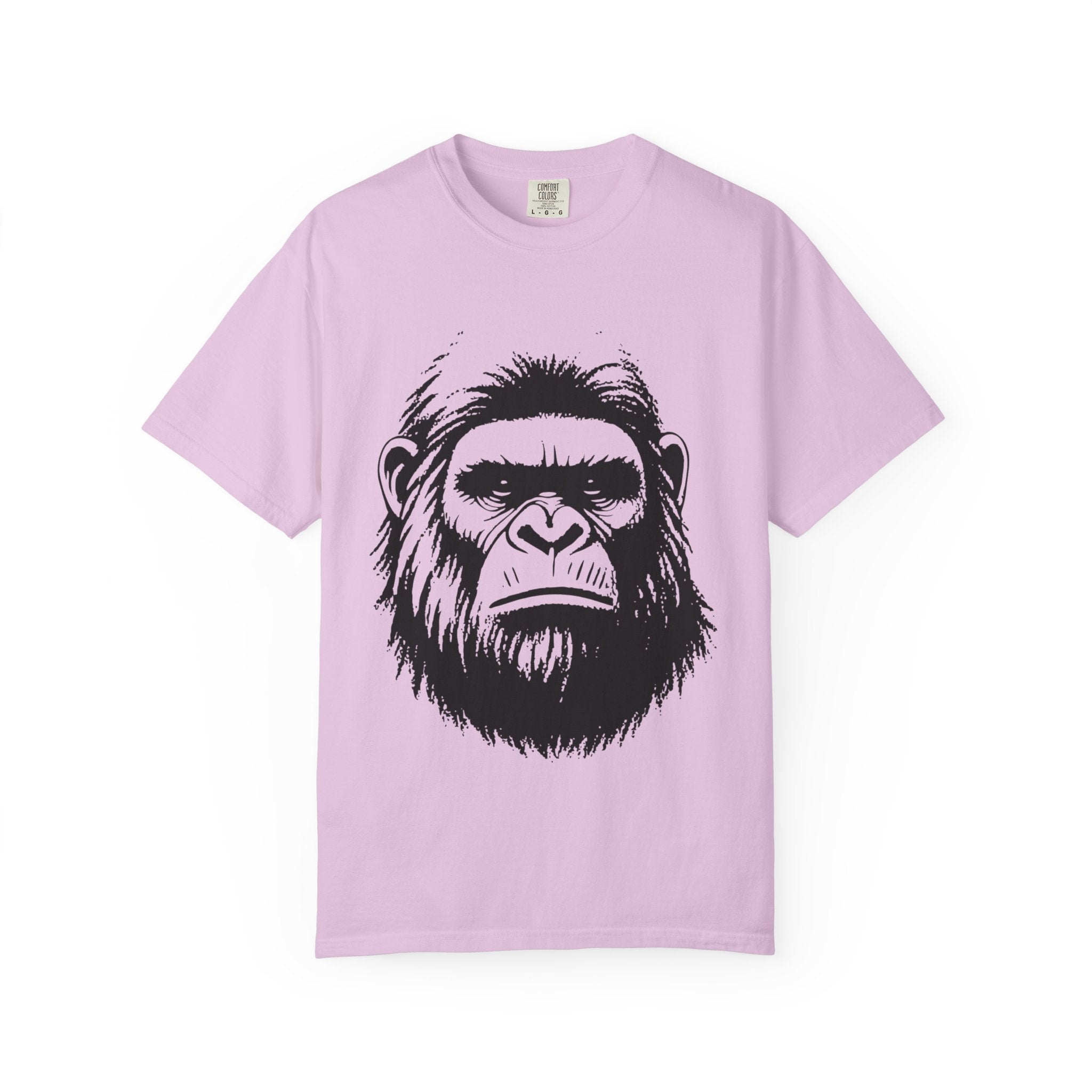 White Funny Geology T-Shirt: The Face of Bigfoot