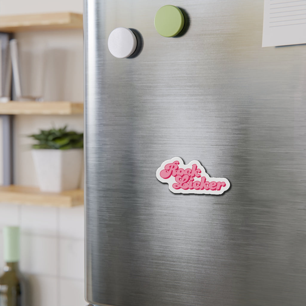 Magnet: Rock Licker Die-Cut Pink