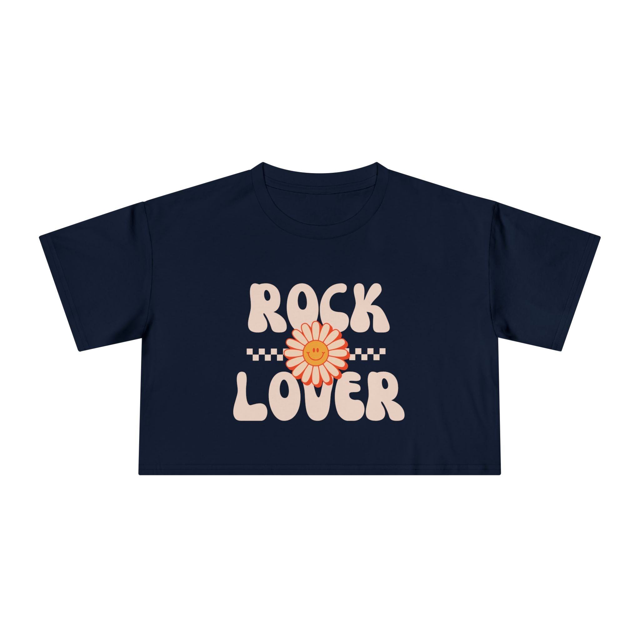 Crop Tee: Rock Lover