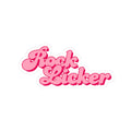 Sticker: Rock Licker Kiss-Cut Sticker Pink