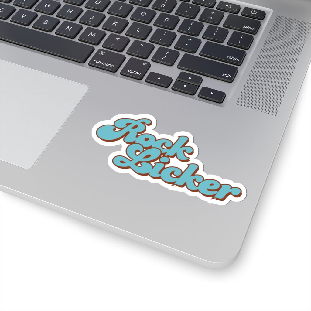 Sticker: Rock Licker Kiss-Cut Sticker Blue