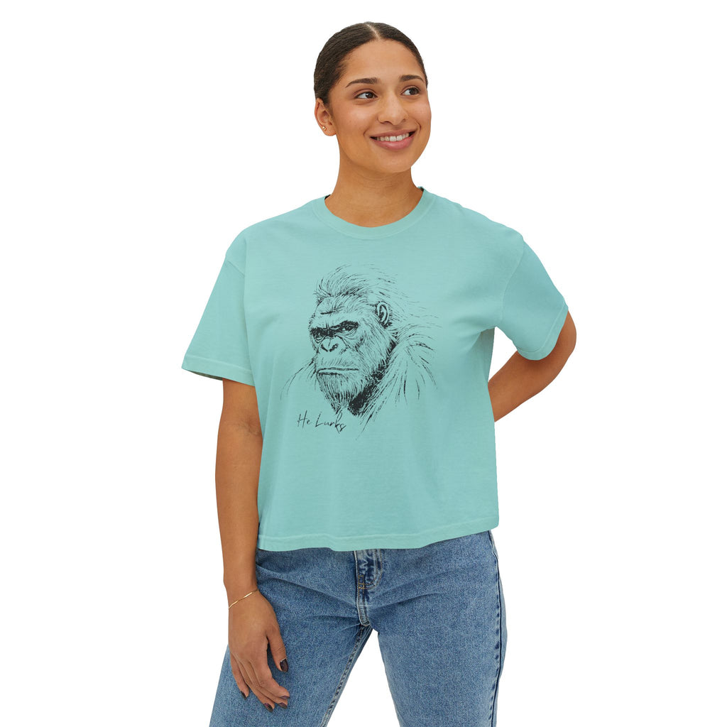 Box Tee: Bigfoot - He Lurks