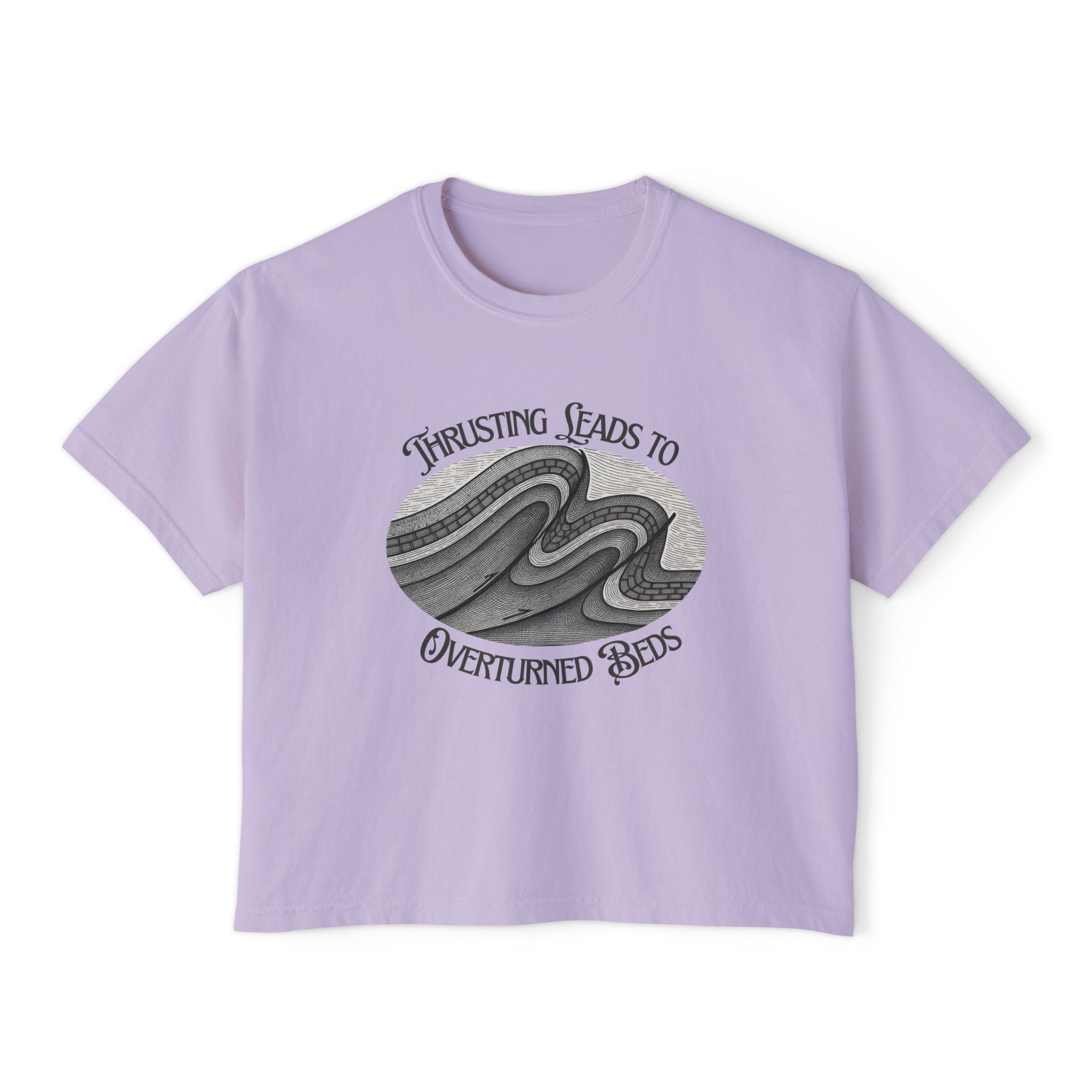 Boxy Tee: Thrusting Leads to Overturned Beds