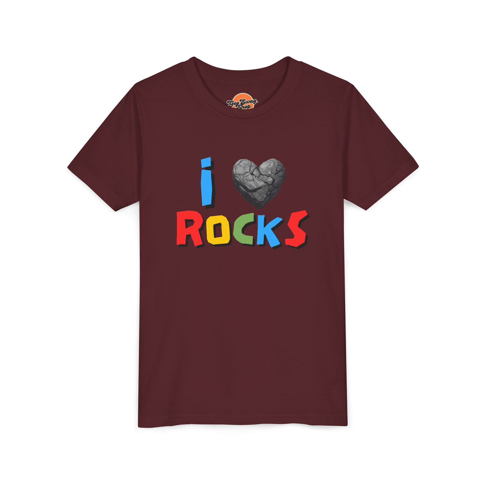 Youth Tee: I Love Rocks