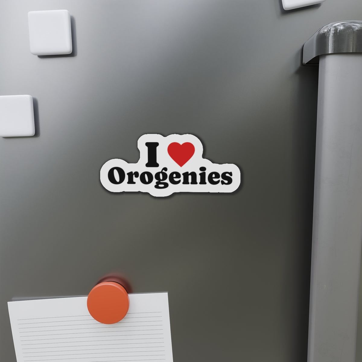 Magnet: I Love Orogenies Die-Cut Magnet