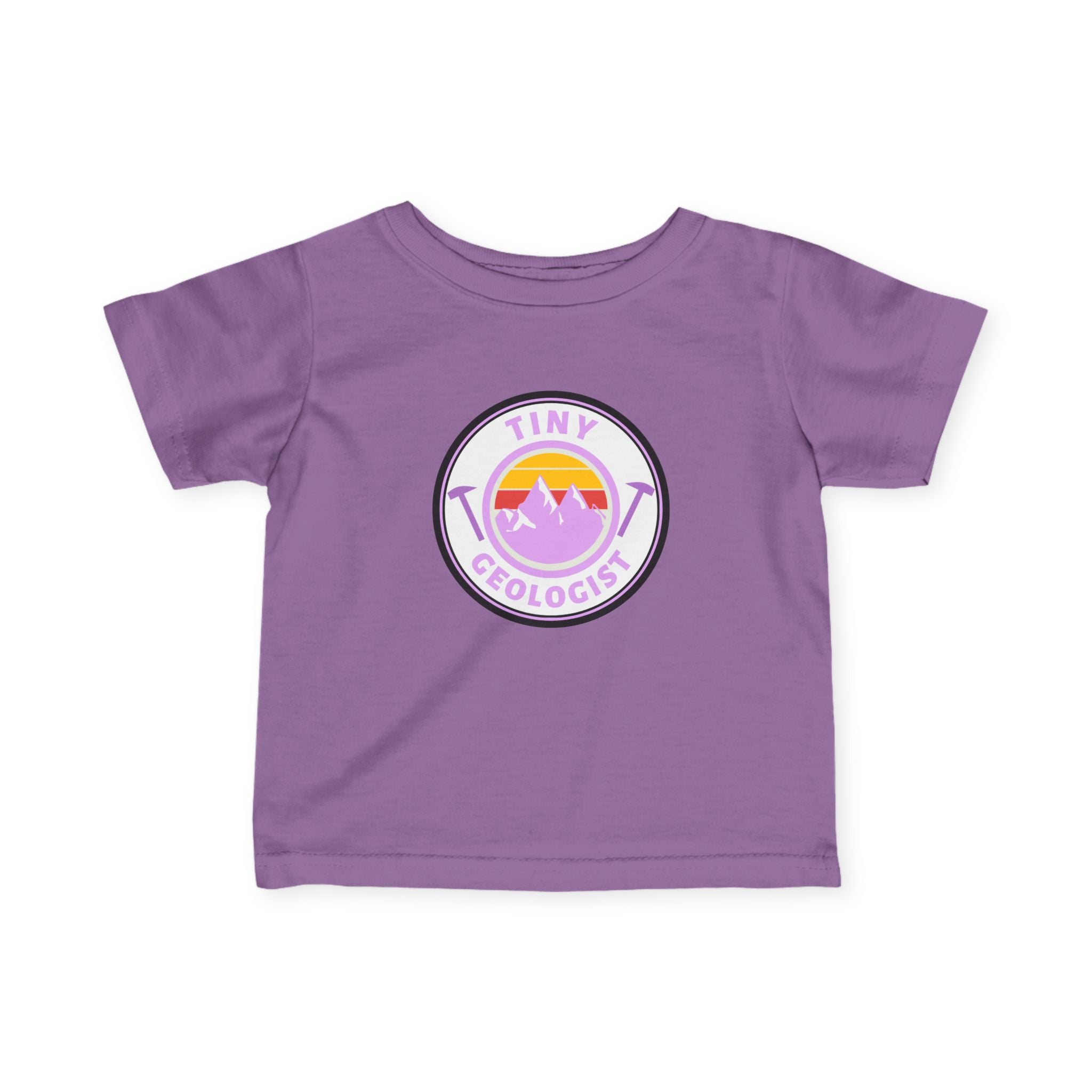Heather Baby Geology T-Shirt: Tiny Geologist Infant Tee V2