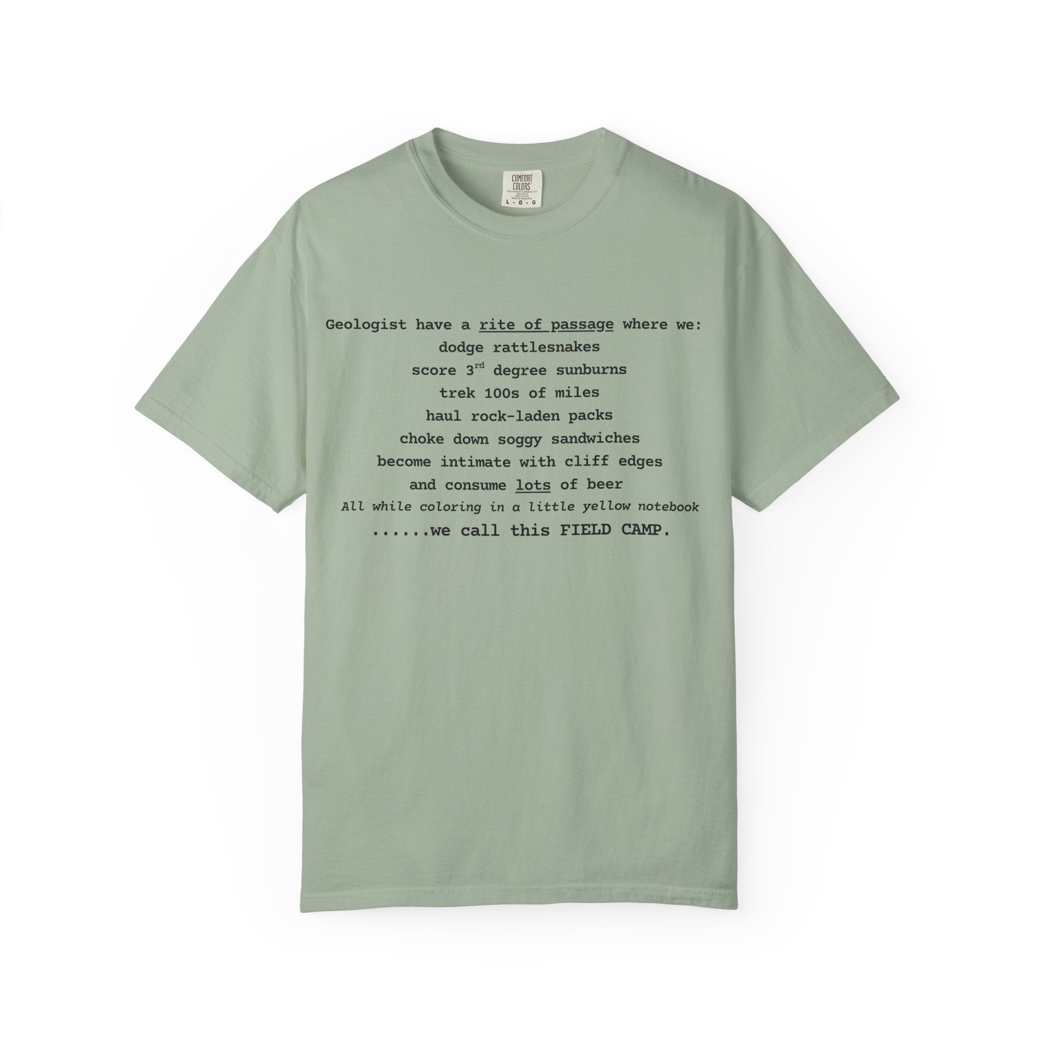 True Navy Funny Geology T-Shirt: We Call This Field Camp