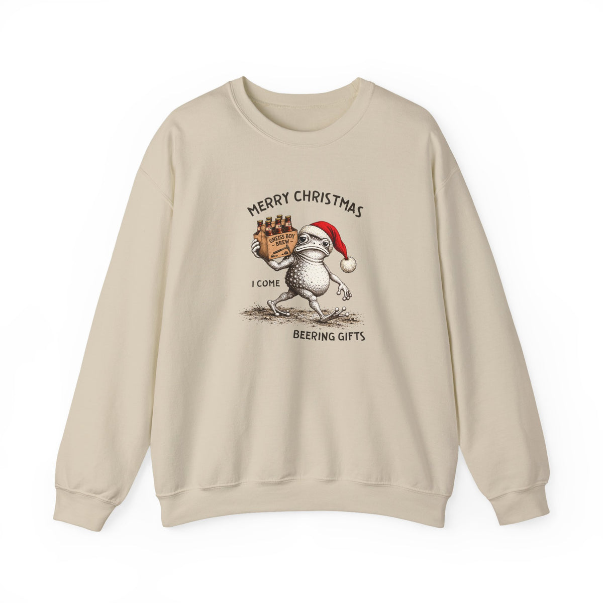Geology Holiday Sweatshirt Crewneck: I Come Beering Gifts