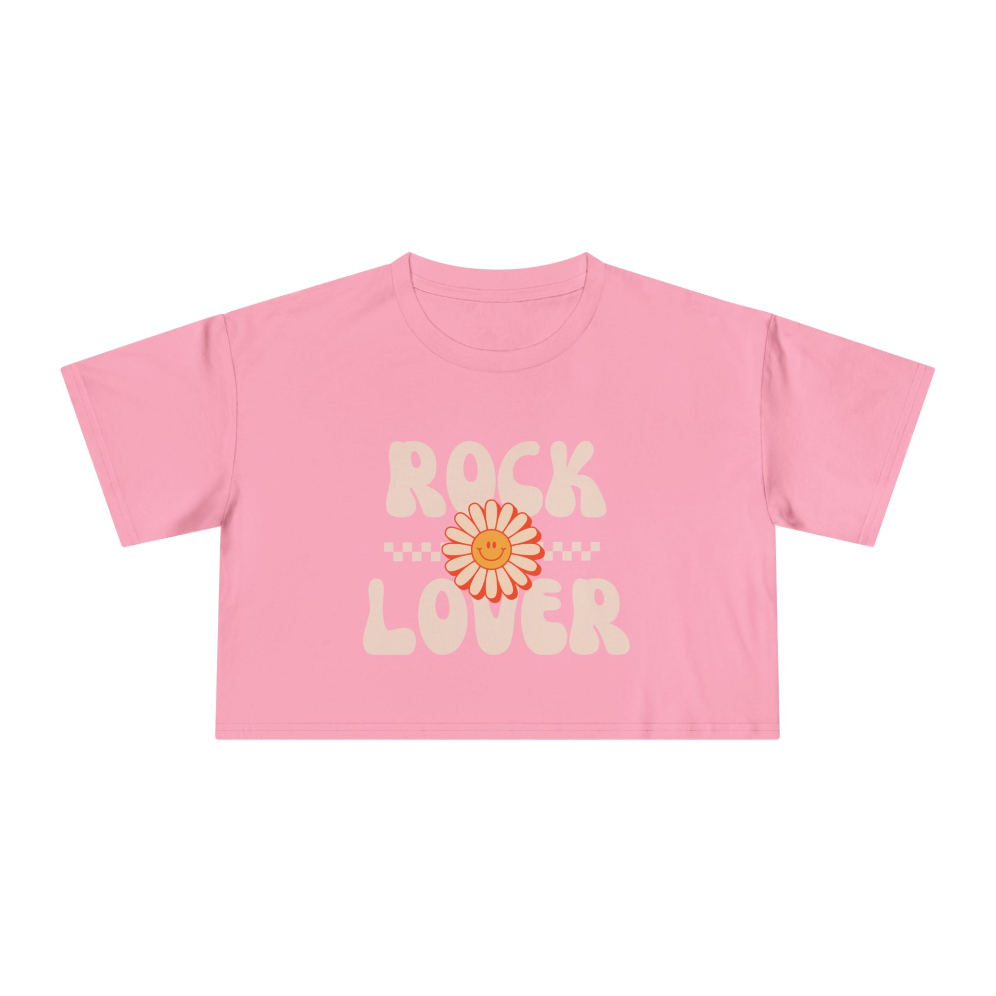Crop Tee: Rock Lover