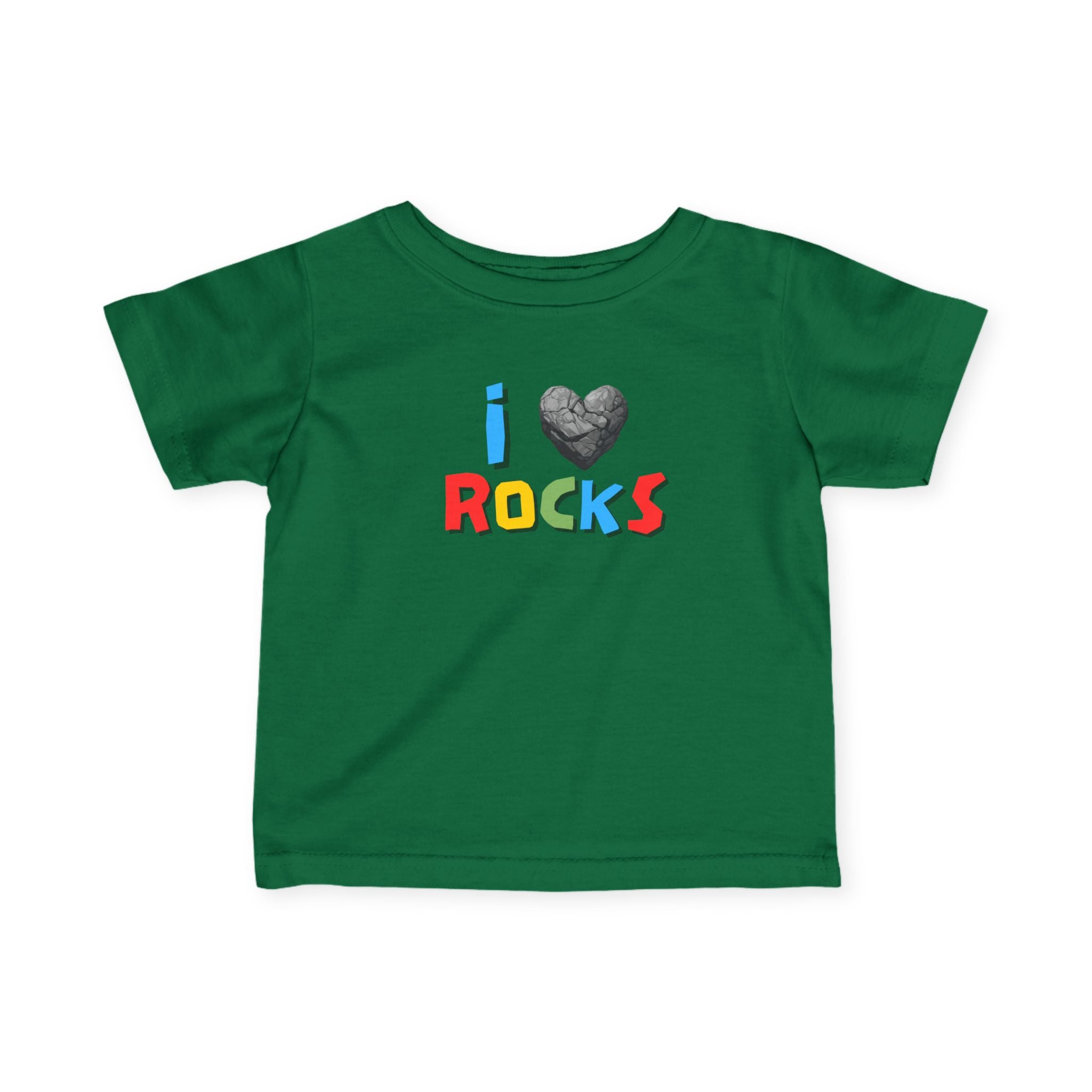 Baby Tee: I Love Rocks