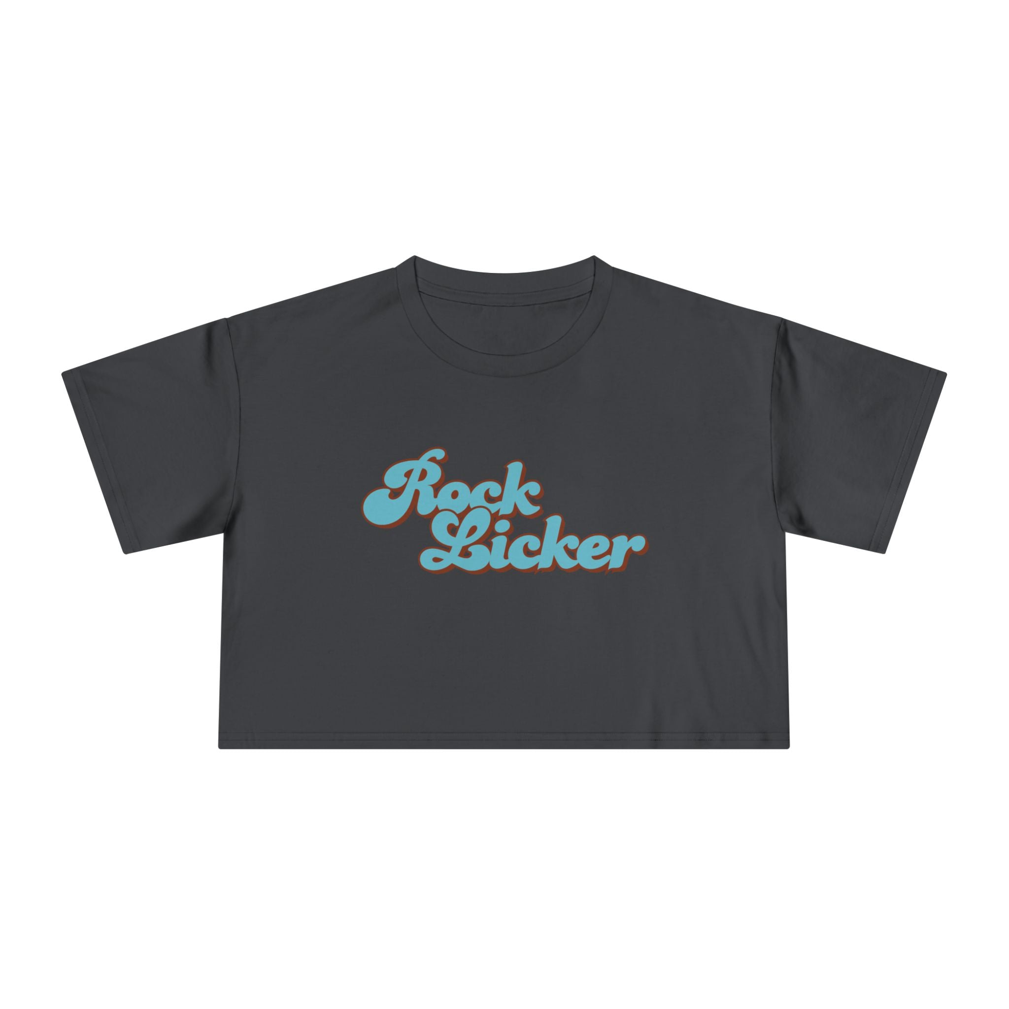 Navy Women's Geology T-Shirt -  Rock Licker Blue Text