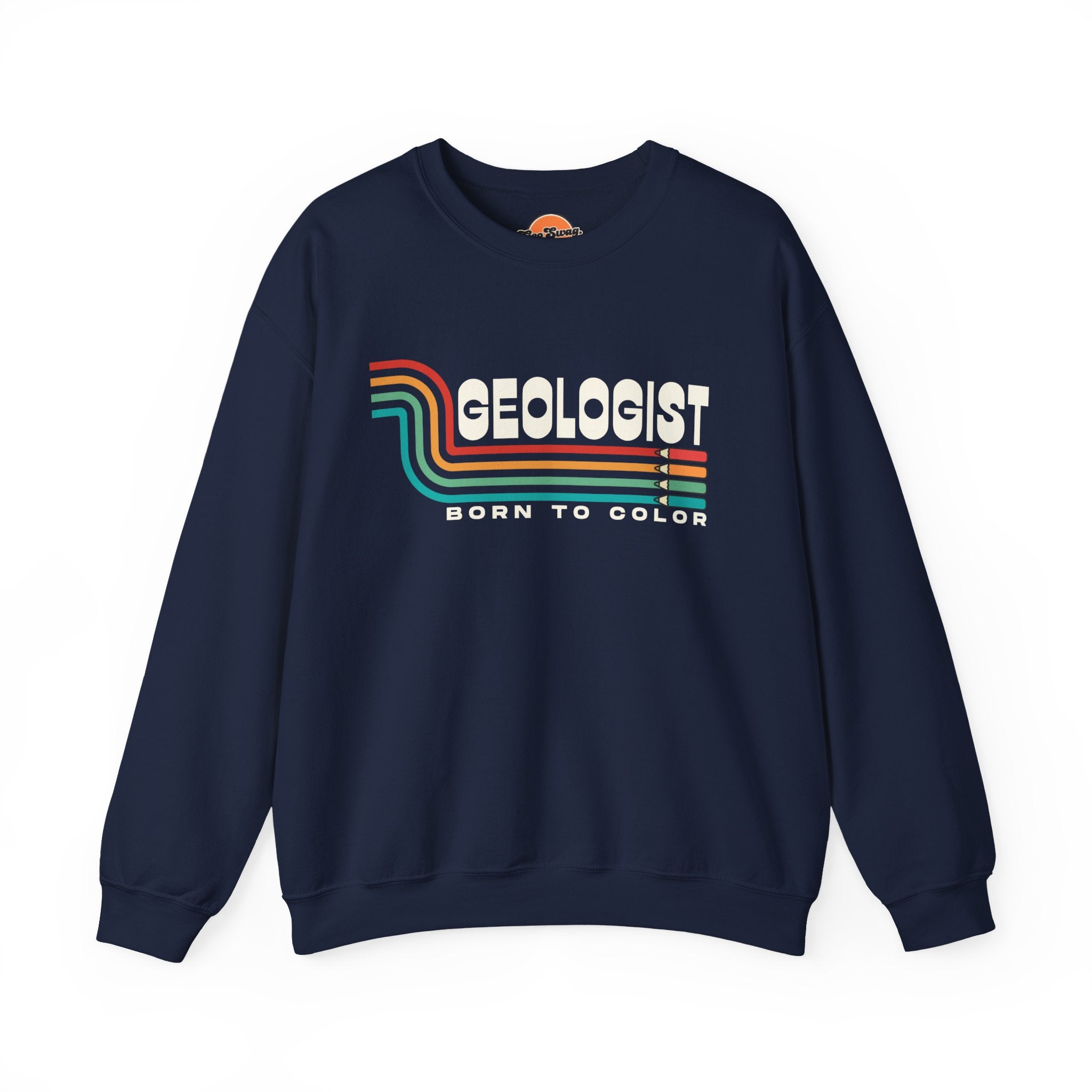 Sweatshirt Crewneck: Geologist - Born to Color