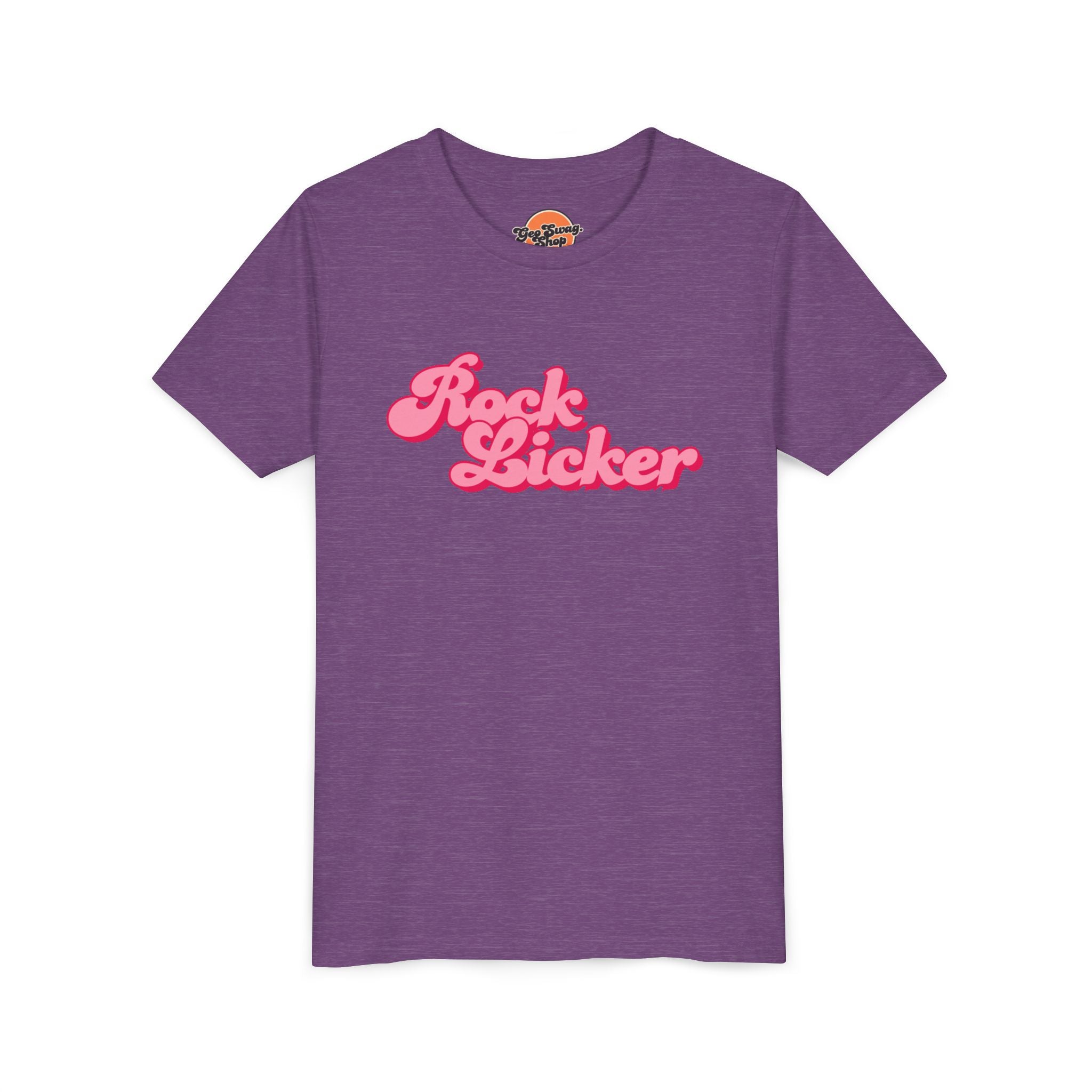 Natural Toddler Geology T-Shirt: Lil Rock Licker Multi Color Retro Colors Text
