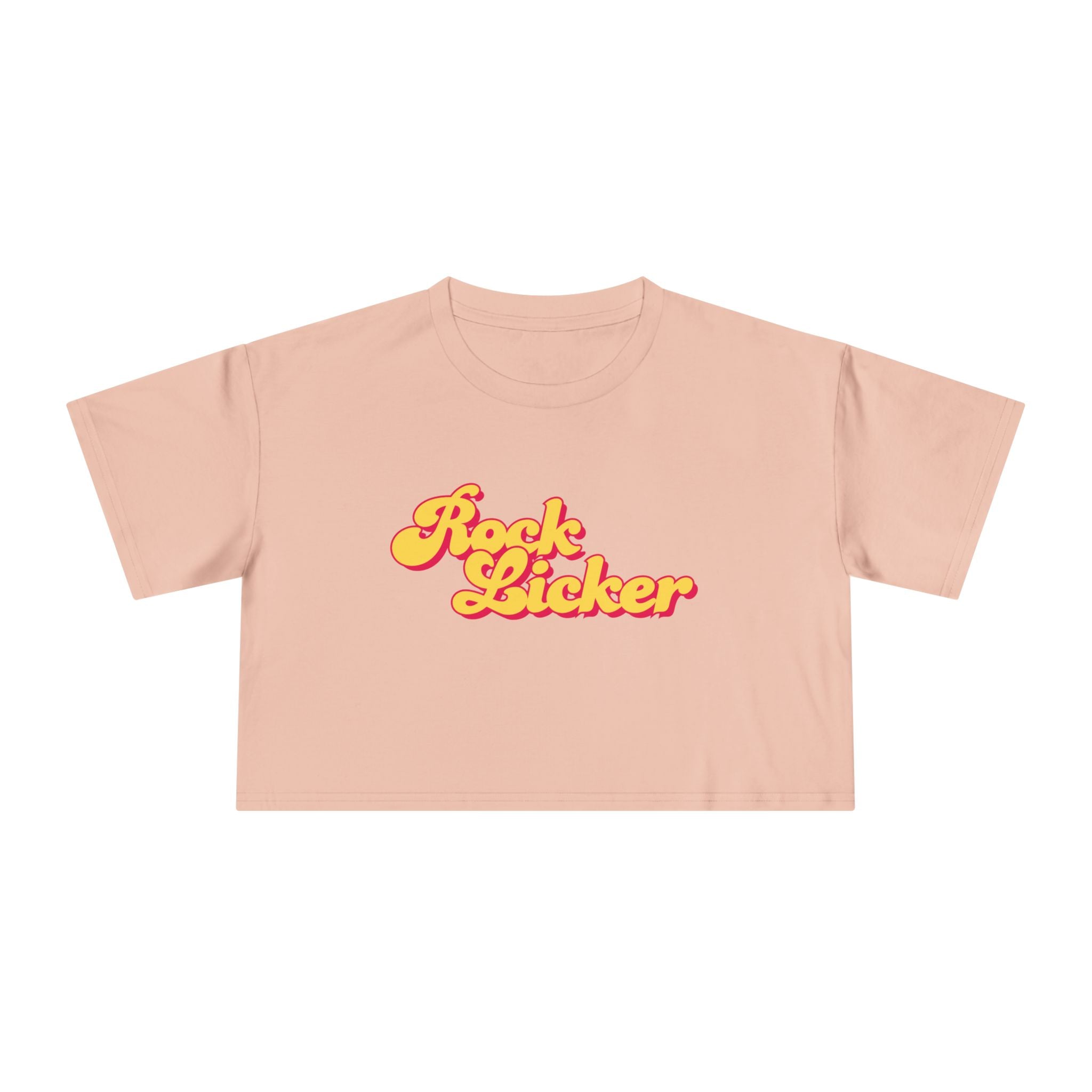 Bone Women's Geology T-Shirt -  Rock Licker Yellow Text