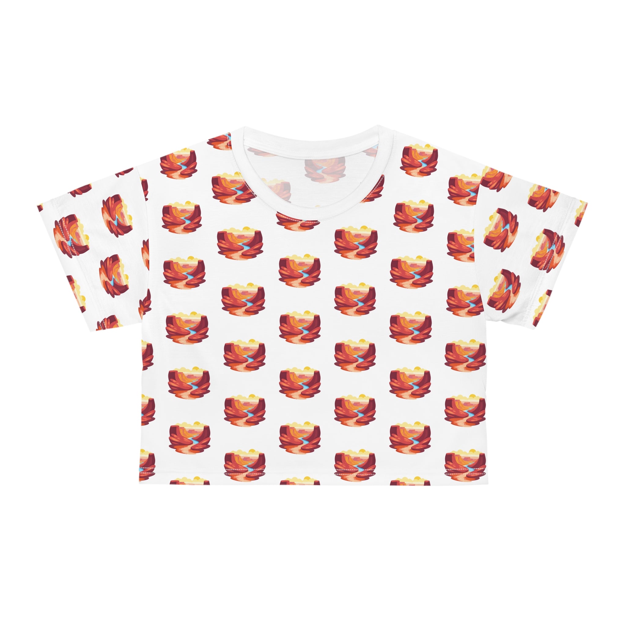 NP: Grand Canyon Crop Tee V2 —  All-Over Print