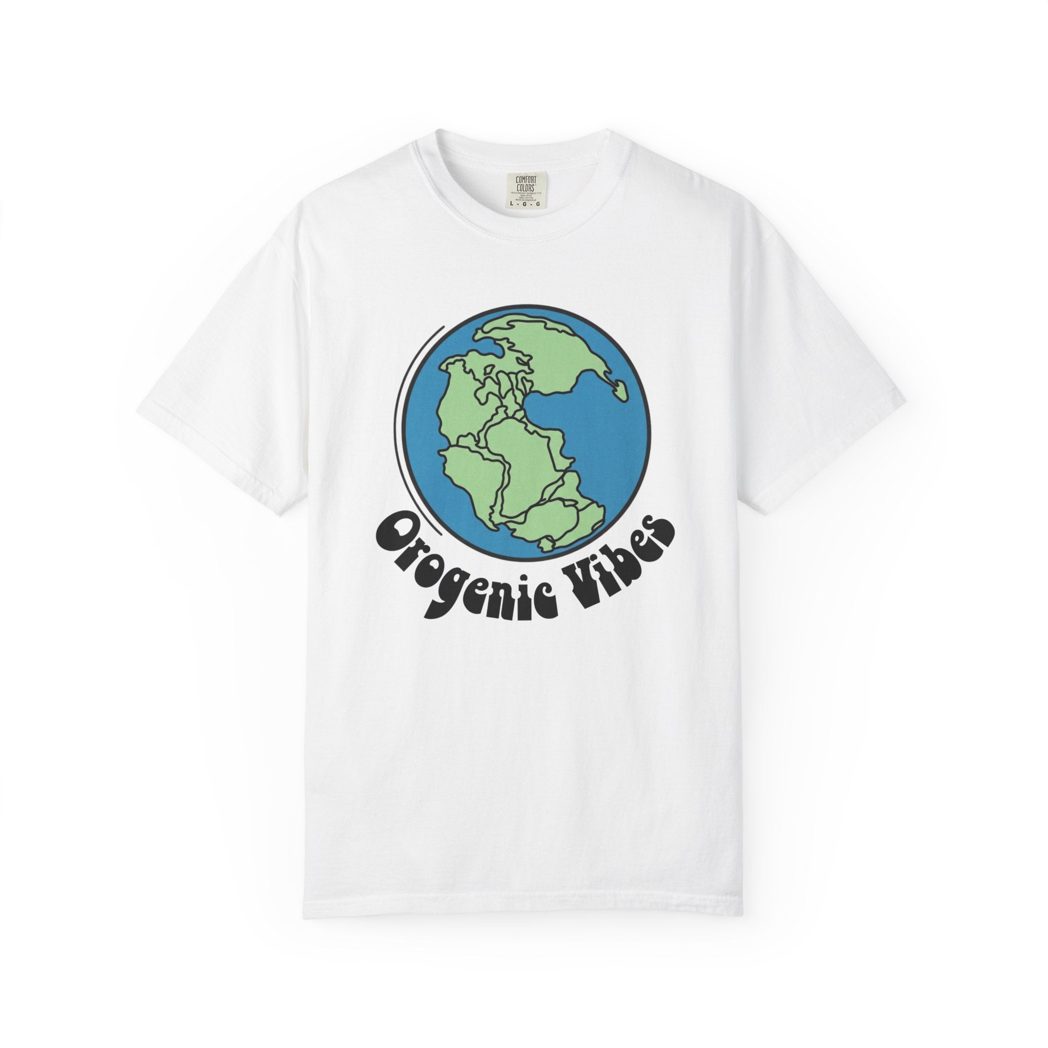 White Funny Geology T-Shirt: Organic Vibes