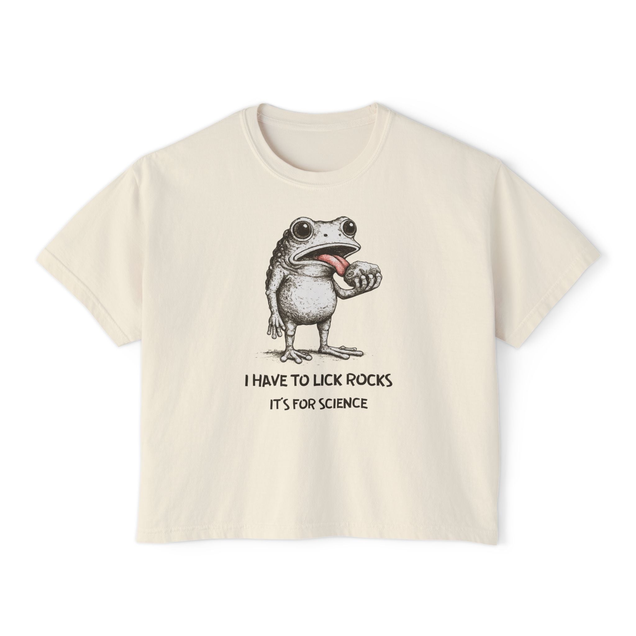 Chalky Mint Women's Geology T-Shirt -  Lick Rocks...It's for Science