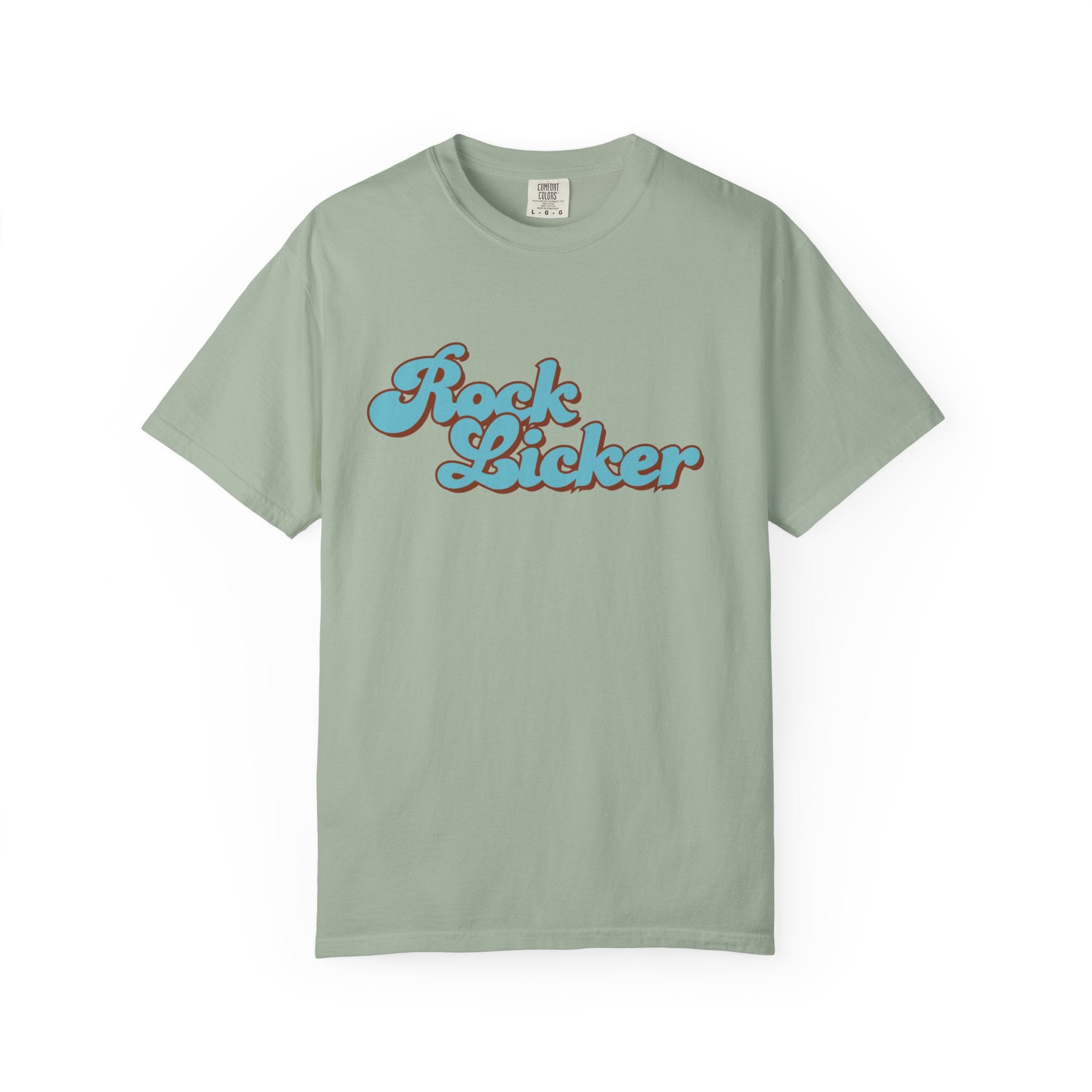 Chambray Funny Geology T-Shirt: Rock Licker