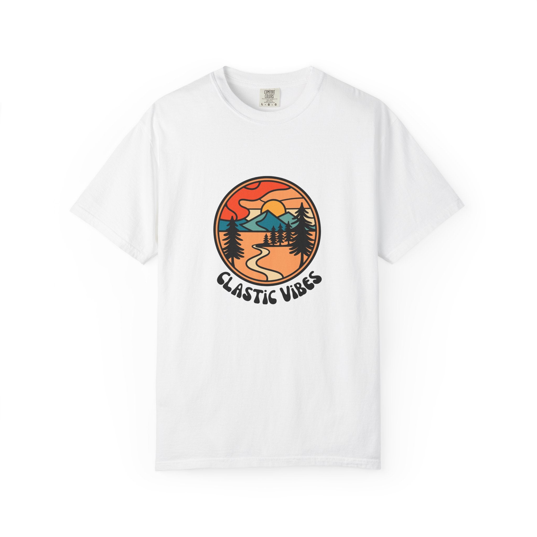 White Funny Geology T-Shirt: Clastic Vibes