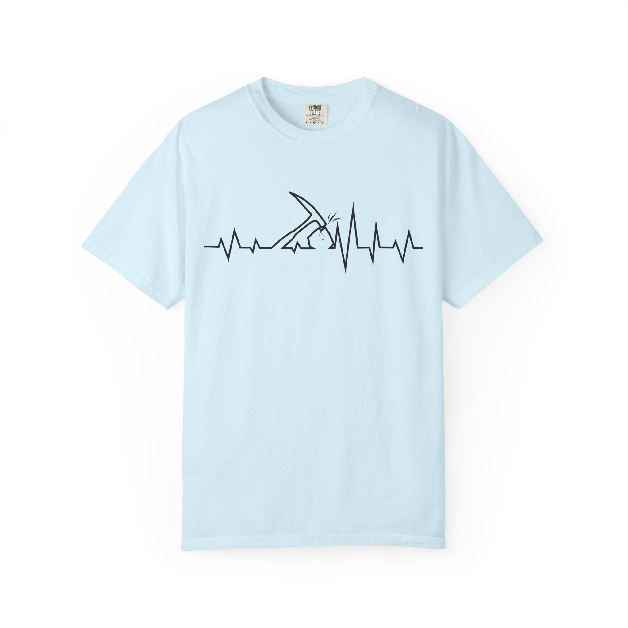 Chambray Funny geology t-shirt - Heartbeat of a Geologist