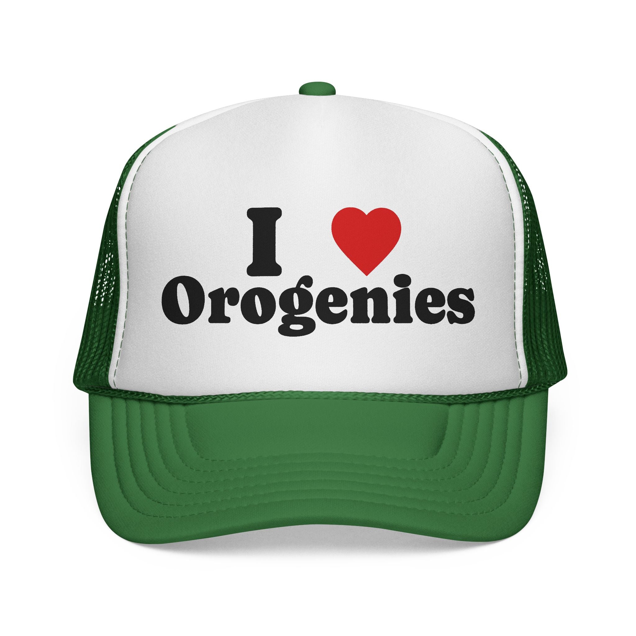 Hat: Trucker Hat I Love Orogenies