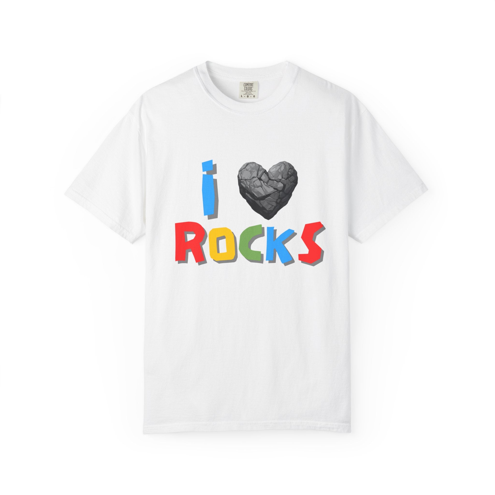 Bay Funny Geology T-Shirt: I Love Rocks
