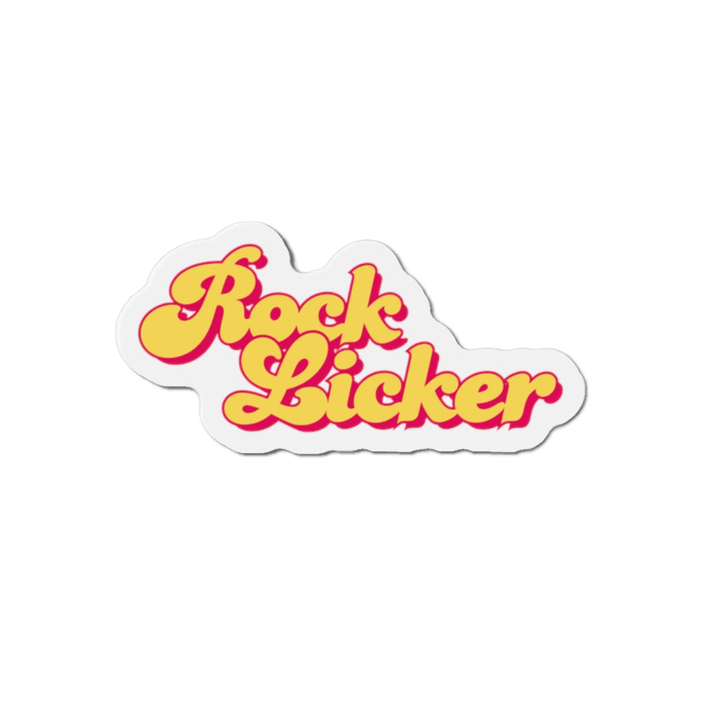 Magnet: Rock Licker Die-Cut Yellow