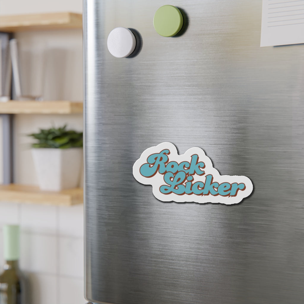 Magnet: Rock Licker Die-Cut Blue